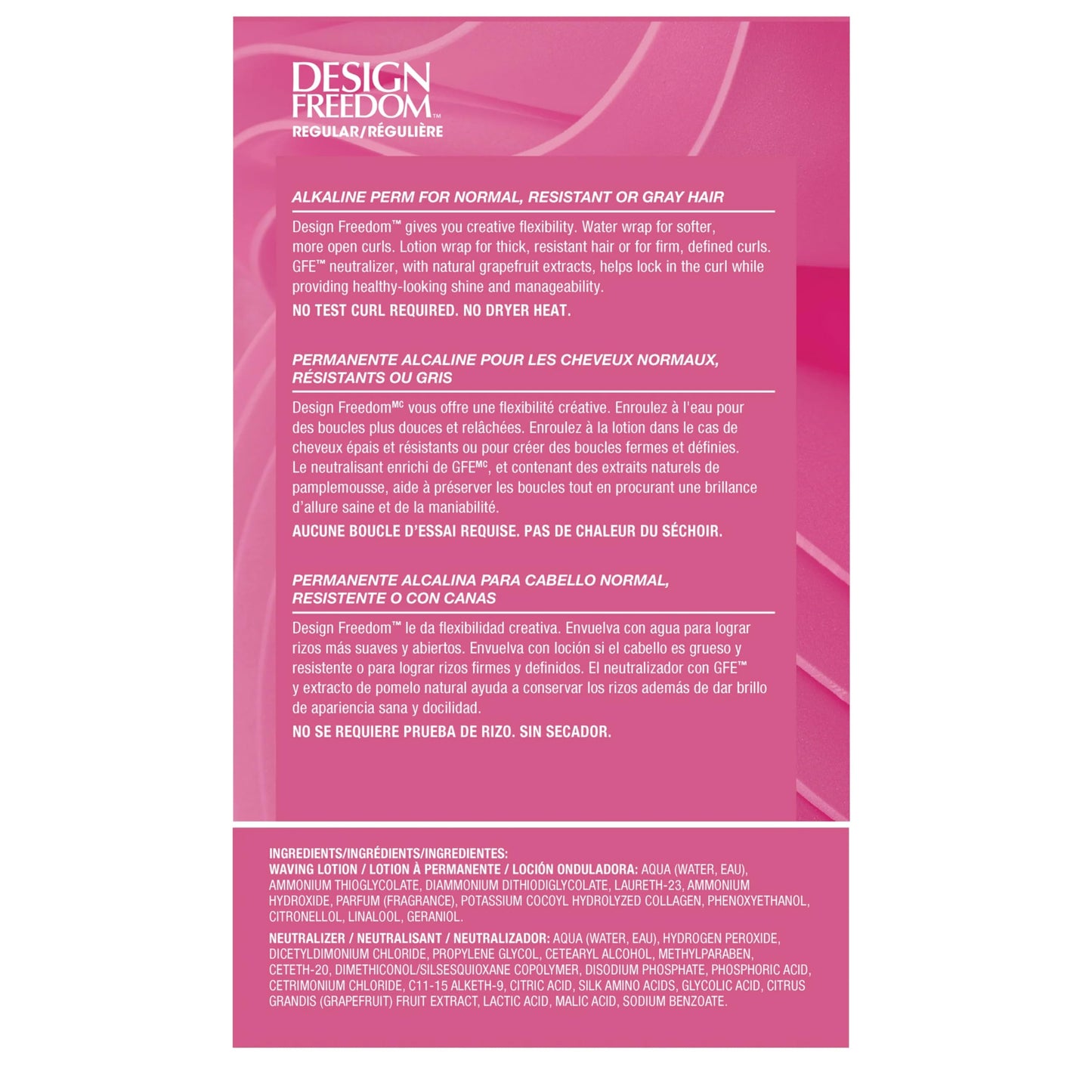 Zotos Design Freedom Regular Perm