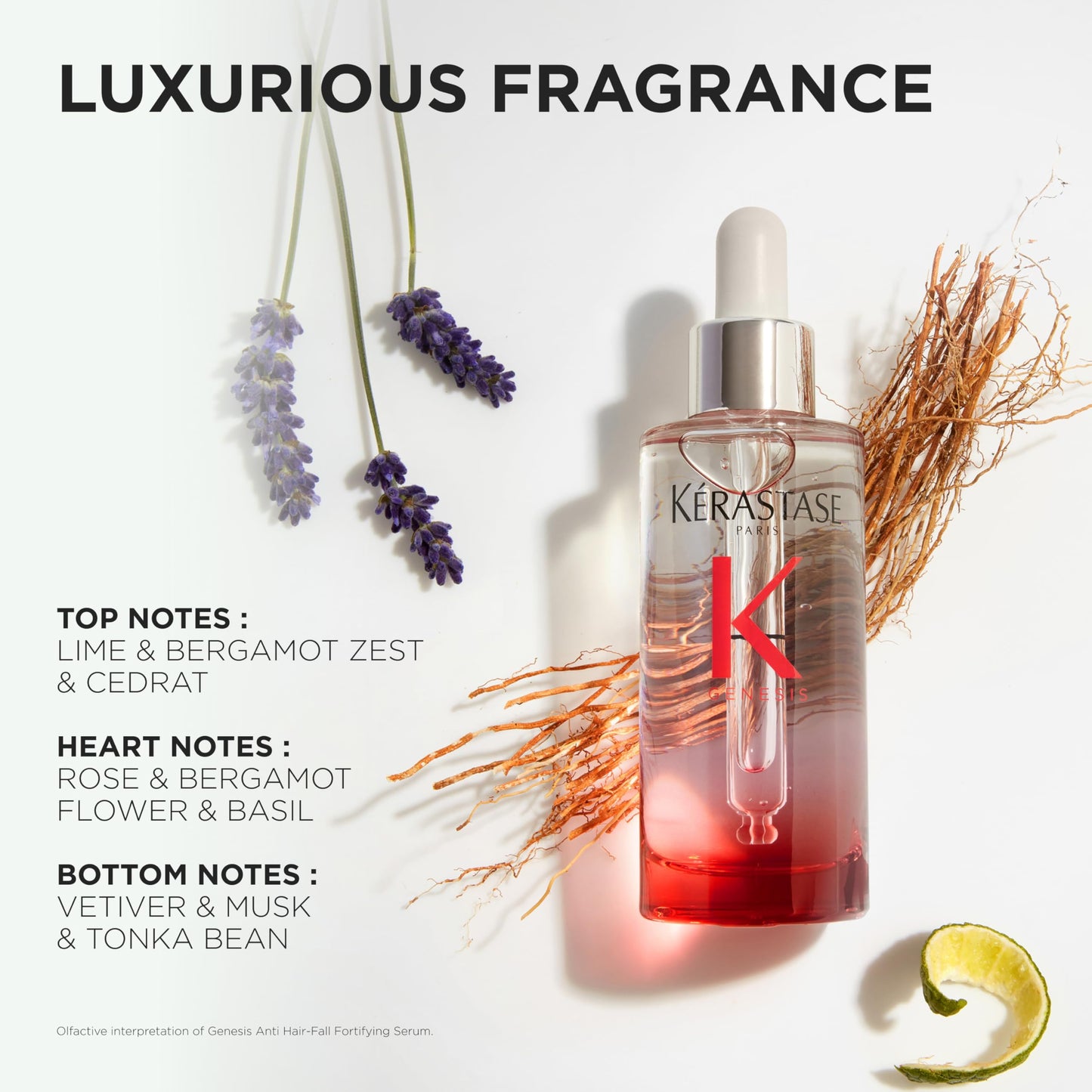 Kerastase Genesis Hair Serum - Daily Strengthening Treatment for Weak Hair, Silicone-Free, Anti-Breakage, Nourishes and Reinforces Hair, Serum Fortifiant