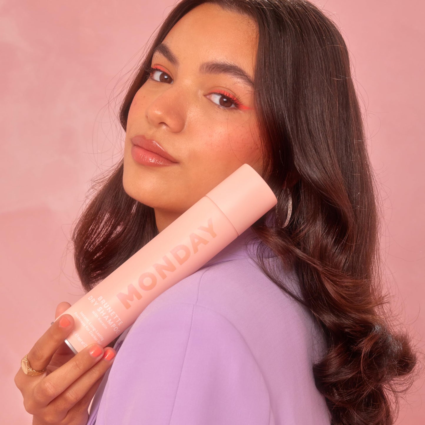 MONDAY HAIRCARE BRUNETTE Dry Shampoo with Keratin, oil-absorbing ideal for Darker Hair 200 mL