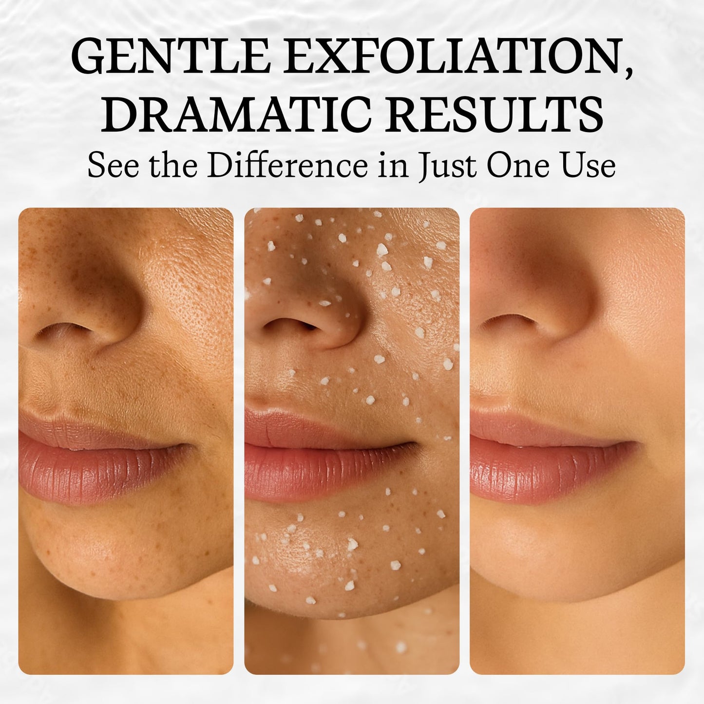 Vivo Per Lei Facial Peeling Gel with Dead Sea Minerals & Nut Shell Powder – Gentle Face Scrub & Blackhead Remover, 4.05 fl oz