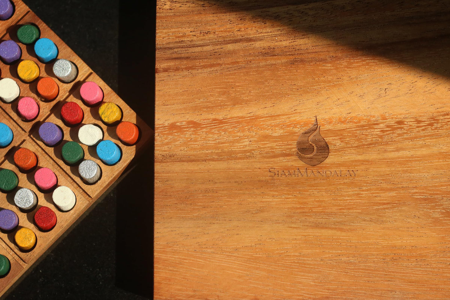 Wood Colored Sudoku Board (Travel Set): STEM Traditional Family Game Math Brain Teaser Toys Educational Rainbow Sudoku Game Set