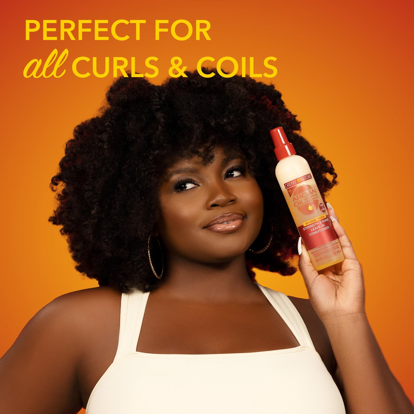 Creme of Nature, Argan Oil Leave In Conditioner, Detangling and Conditioning Formula for Normal Hair 8.45 Fl Oz