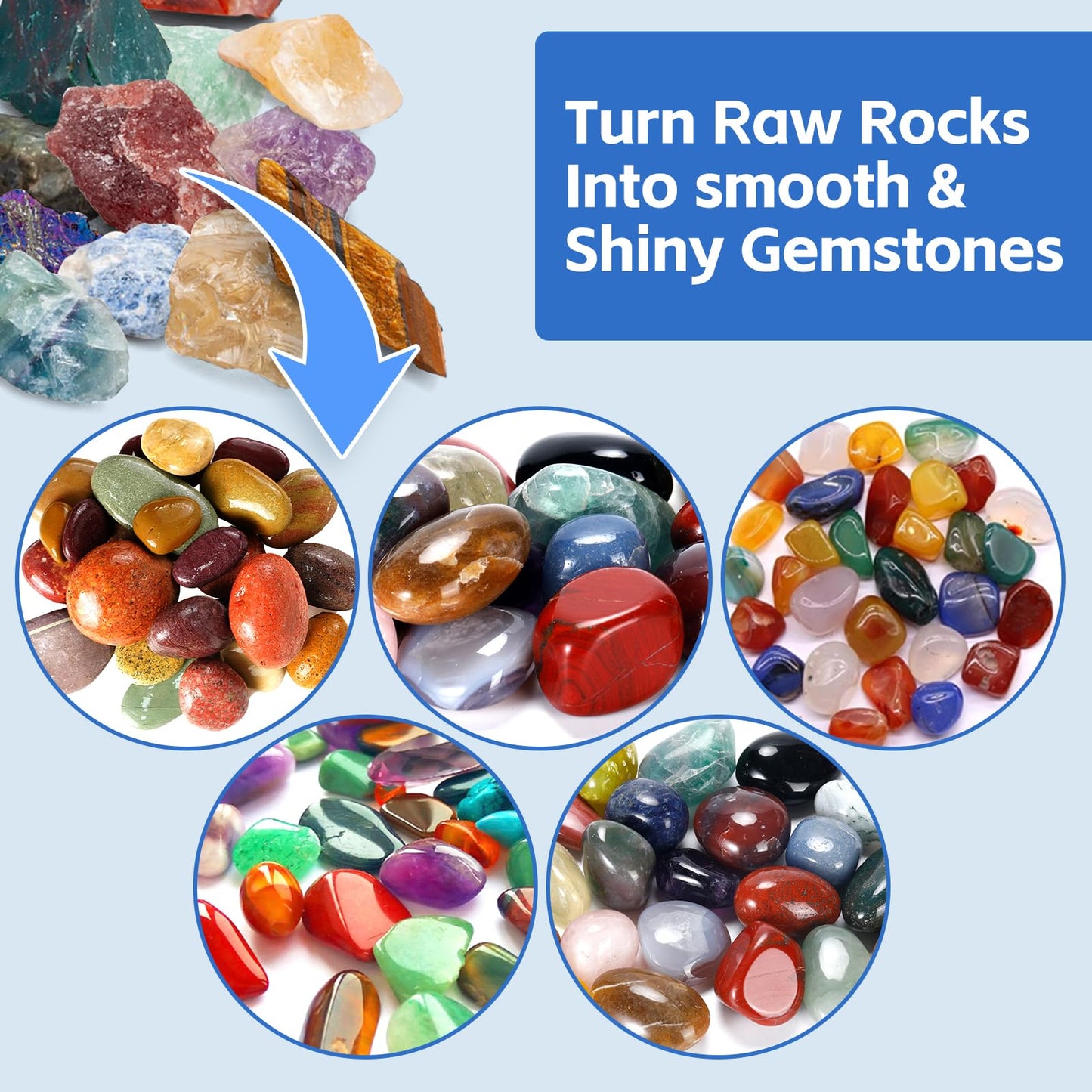 Leegol Electric Replacement 3lb Barrel for Rock Tumbler