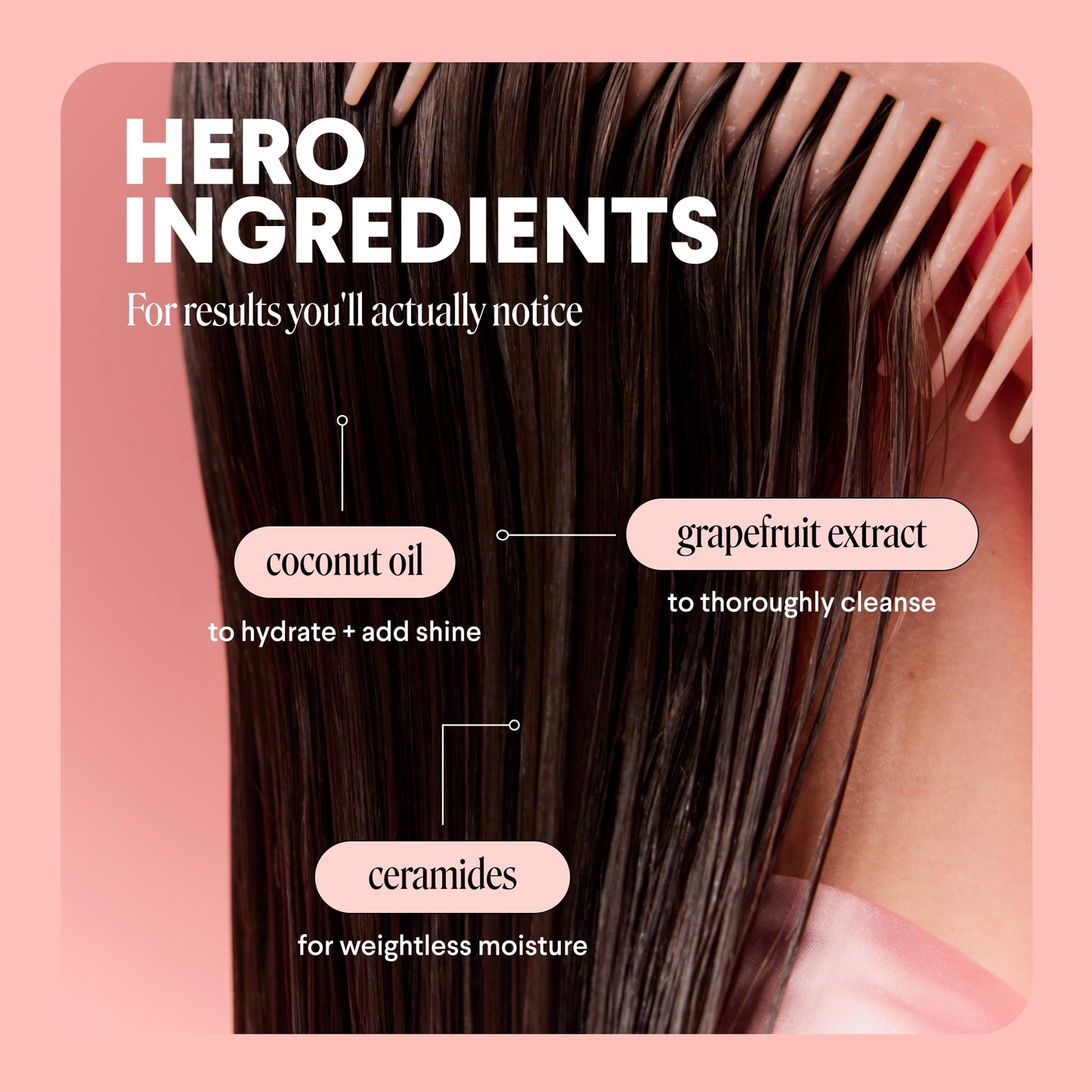 MONDAY HAIRCARE Clarify Shampoo & Conditioner Set for Oily Hair, 12 oz – With Grapefruit Extract, Coconut Oil, Shea Butter, Vitamin E & Pro-Vitamin B5