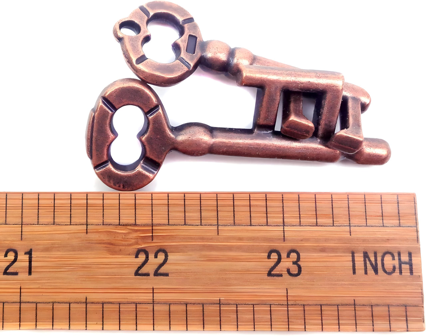 Traditional Metal Brain Teaser – Classic Puzzle Toy for Logic & Skill Development (Keys)