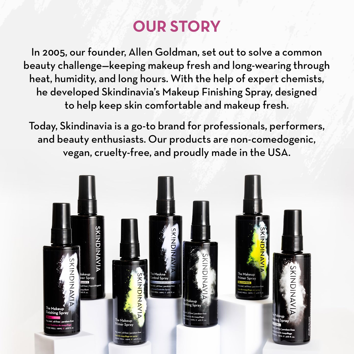 Skindinavia Makeup Finishing Spray – Bridal Setting Spray, Long-Lasting 16+ Hr, Waterproof & Heat-Resistant, 2 oz