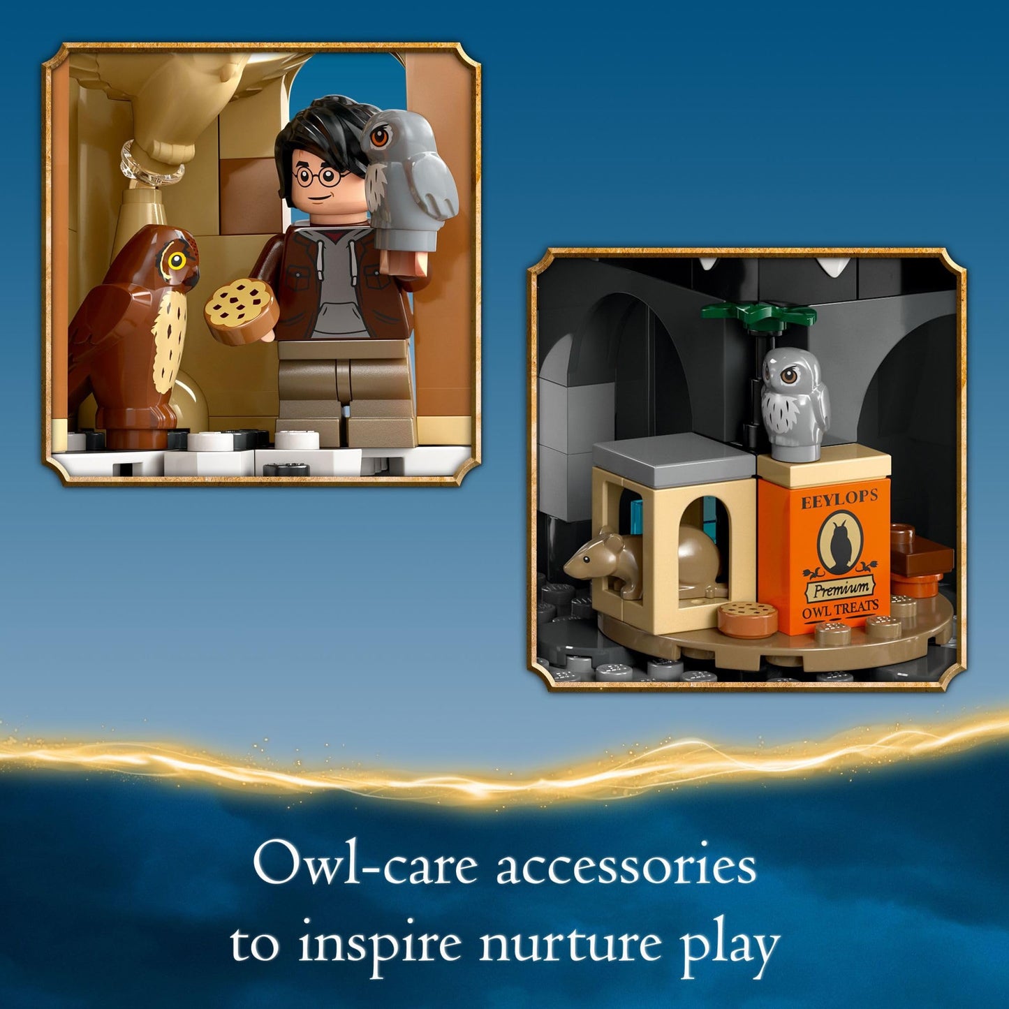 LEGO Harry Potter Hogwarts Castle Owlery 76430 – Wizarding World Playset with 3 Mini Figures, Magical Castle Toy for Kids 8+, Birthday Gift