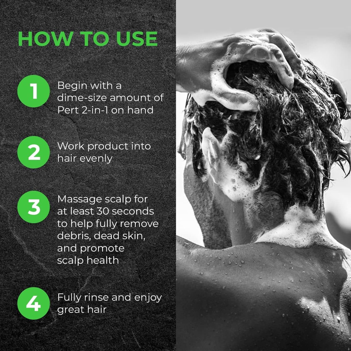 Pert Plus 2-in-1 Shampoo Plus Conditioner, Normal Hair,13.5 Fl Oz (Pack of 3)