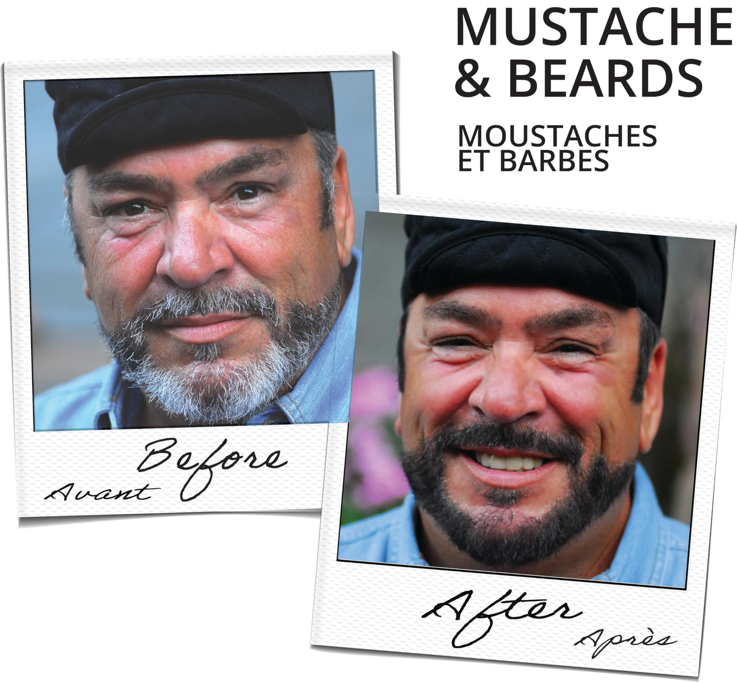 Greyfree Root touch up hair mascara temporary cover conceal gray roots hair lines eyebrows mens mustache and beards Light-Brown