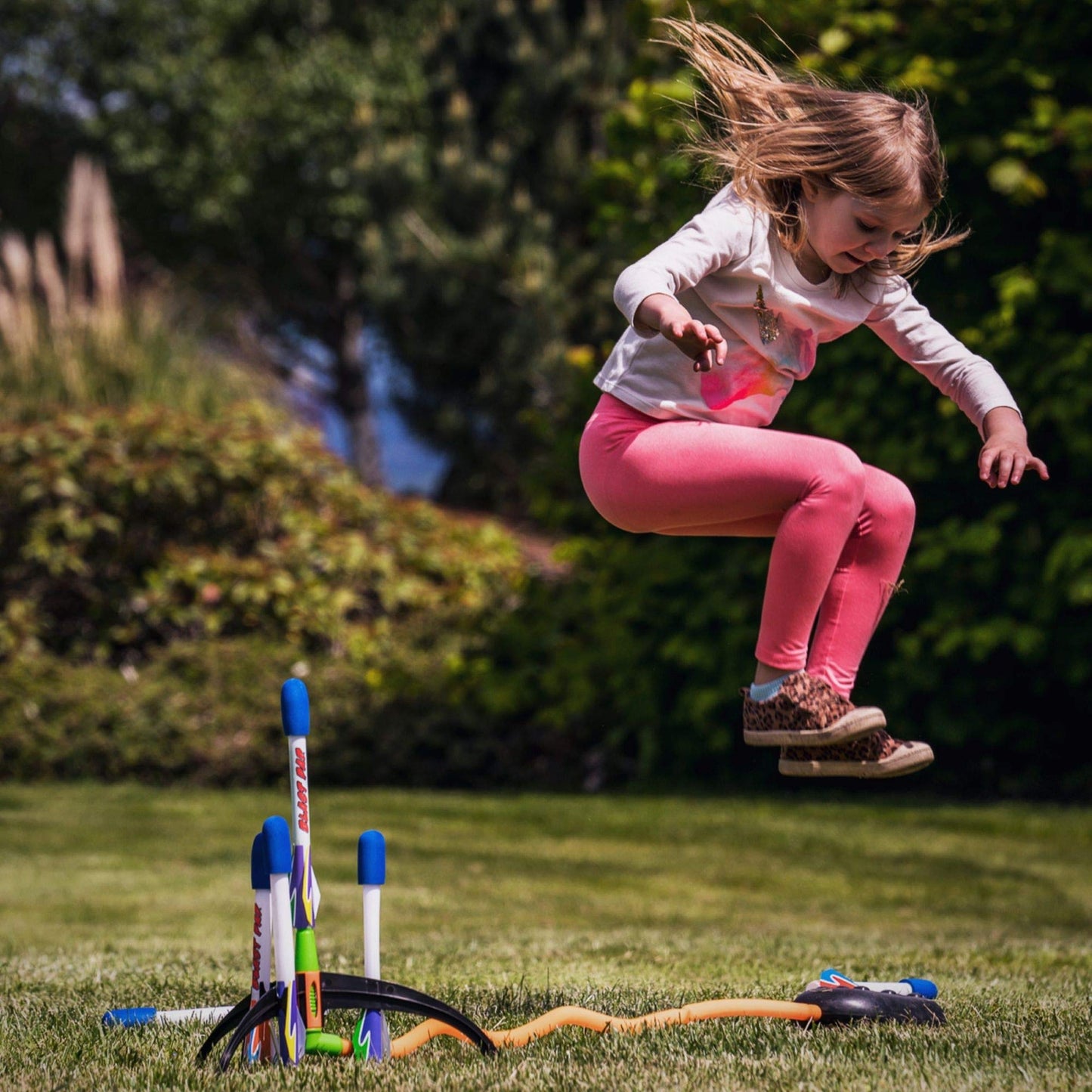 Marky Sparky Blast Pad Rocket Launcher – USA Design, Super Durable Stomp Pad & Rockets, Highest Flying Outdoor Toy for Kids Ages 6+