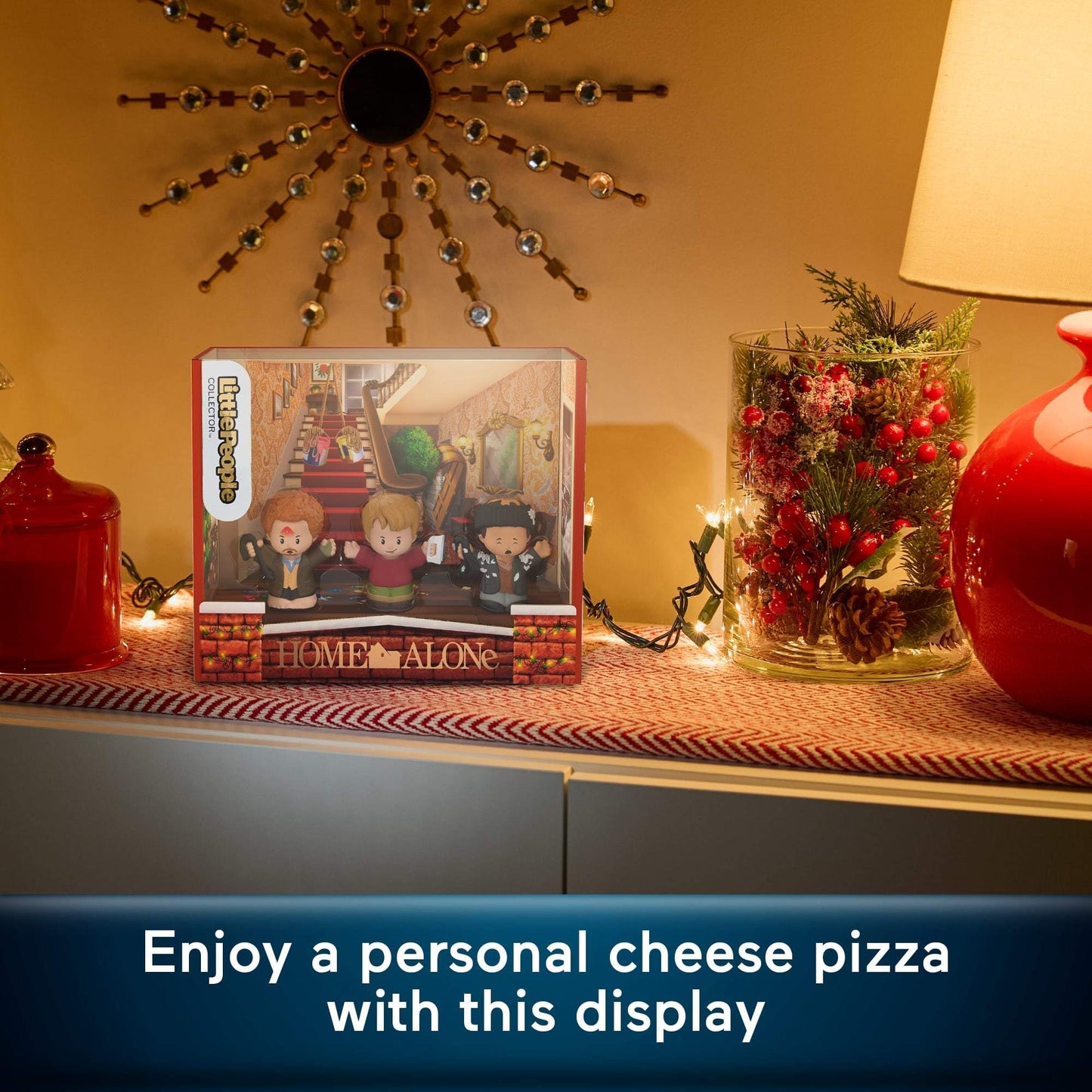 Little People Collector Home Alone Special Edition Set for Movie Fans, 3 Character Figures in a Display Package