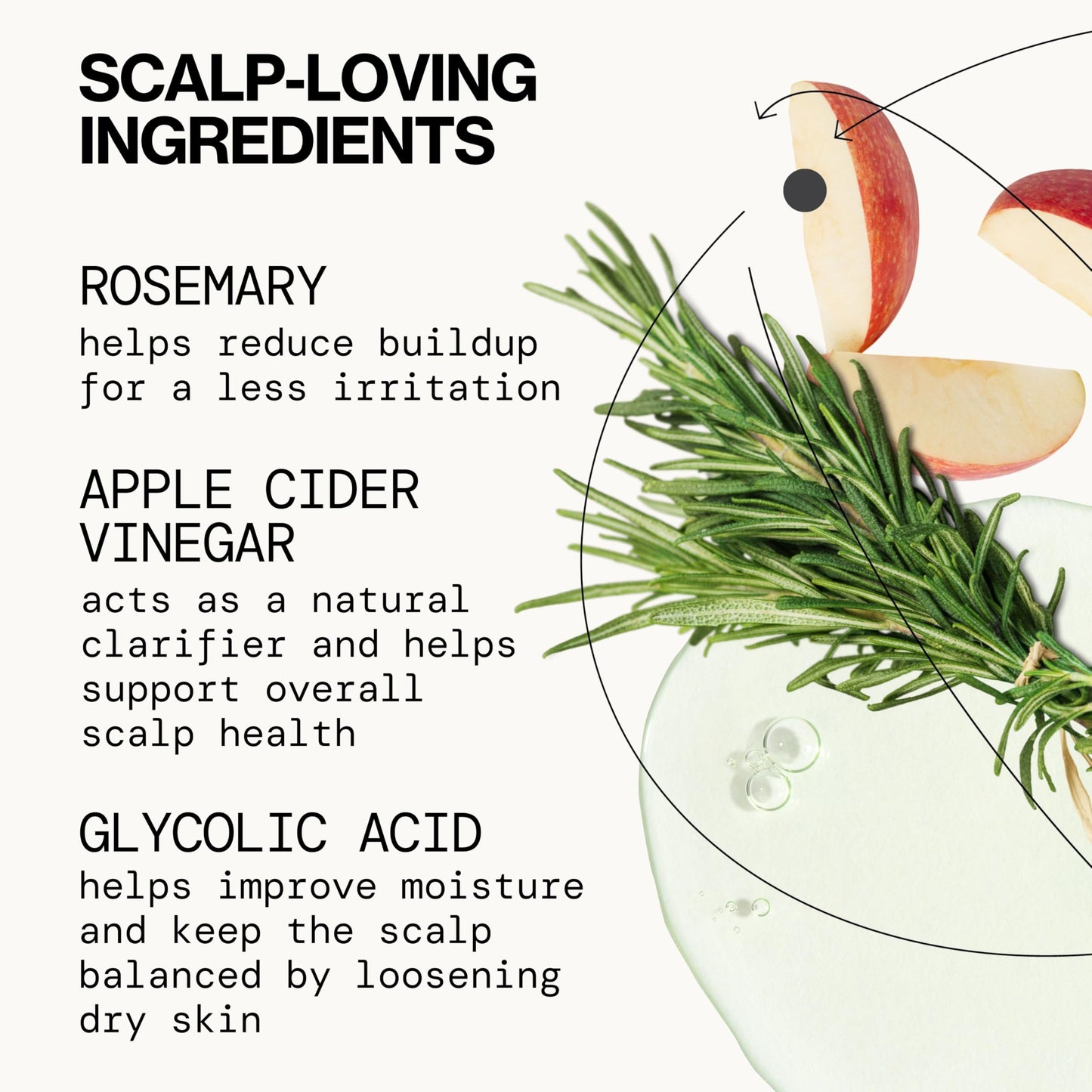 Pacifica Scalp Detox Tonic – Rosemary & Apple Cider Vinegar Exfoliating Scalp Treatment with Salicylic Acid, Clarifying Vegan Pre-Shampoo Cleanser, 5 oz