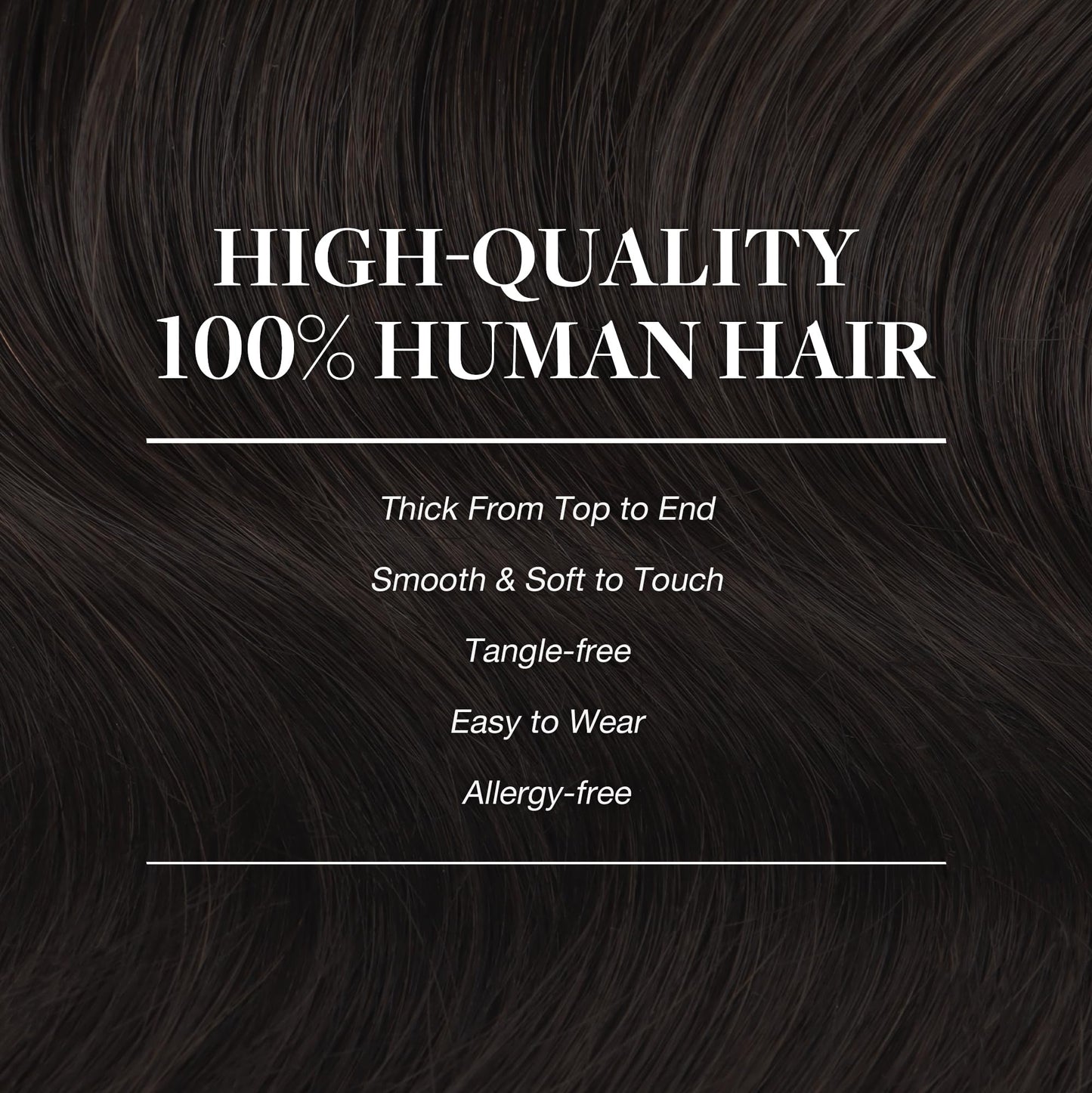 GOO GOO Clip in Hair Extensions Real Human Hair, Remy Human Hair Extensions Clip ins for Women, Natural Human Hair, 18inch 120g 7Pcs, 2 Dark Brown