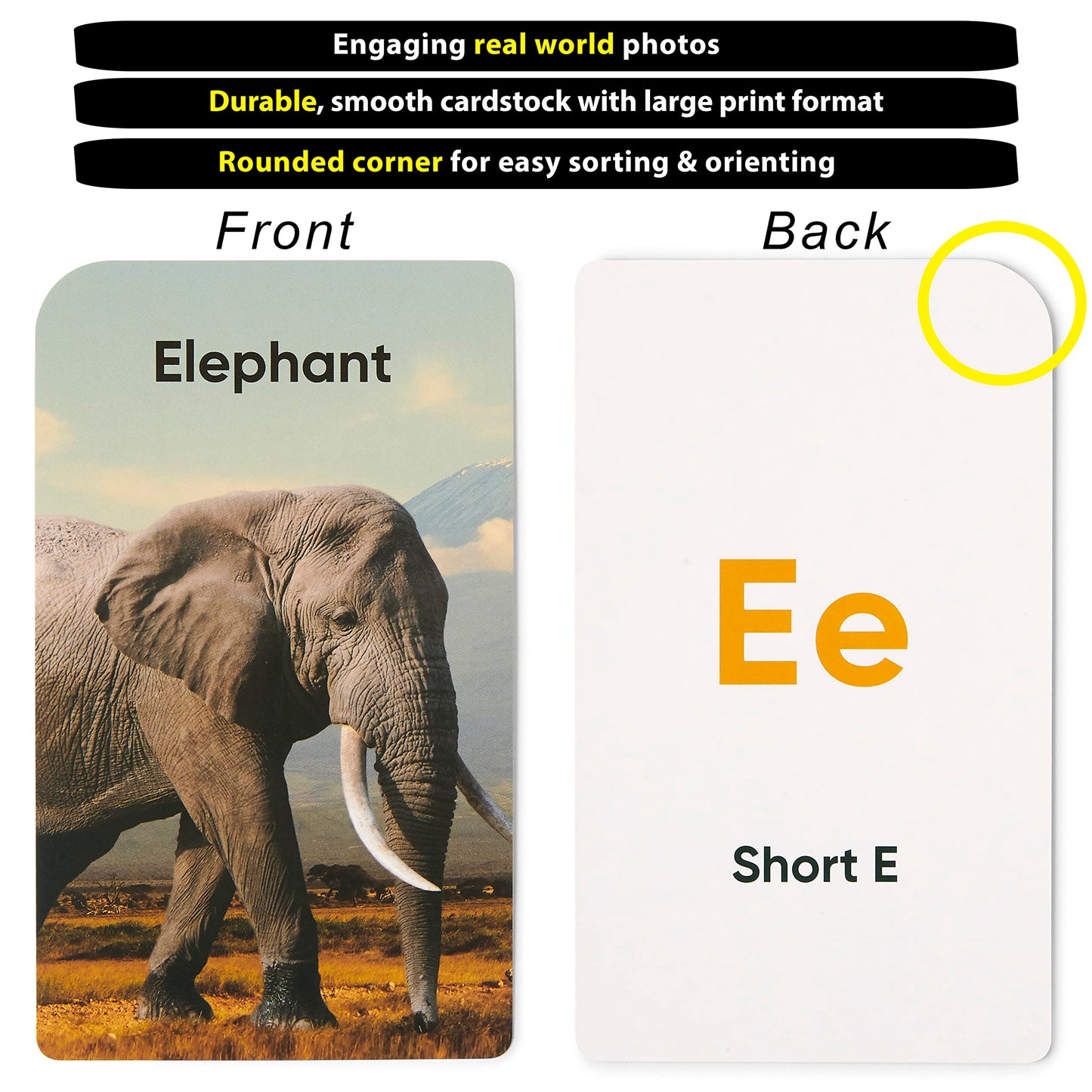 Award-Winning Preschool & Kindergarten Flash Cards – 5-Deck, 180 Jumbo Cards for ABC, Numbers, Colors, Shapes, Words & Rhymes (Ages 2–5)