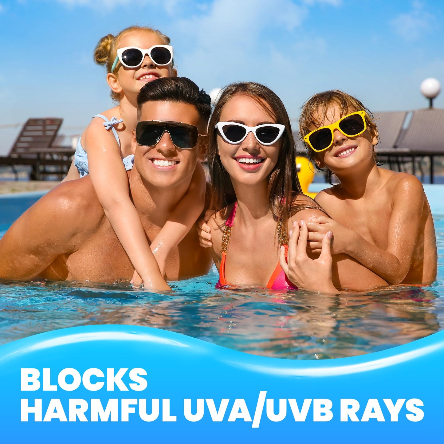 Rubber Ducky Lip Balm SPF 15 - Vegan, Water Resistant Lip Sunscreen with Vitamin E, Coconut Flavor, Broad Spectrum, 3 Pack (.15 oz)