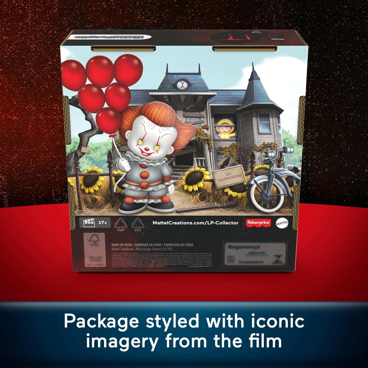 Little People Collector IT Movie Special Edition Set for Horror Fans, Pennywise & Georgie Figures in a Display Package (Amazon Exclusive)