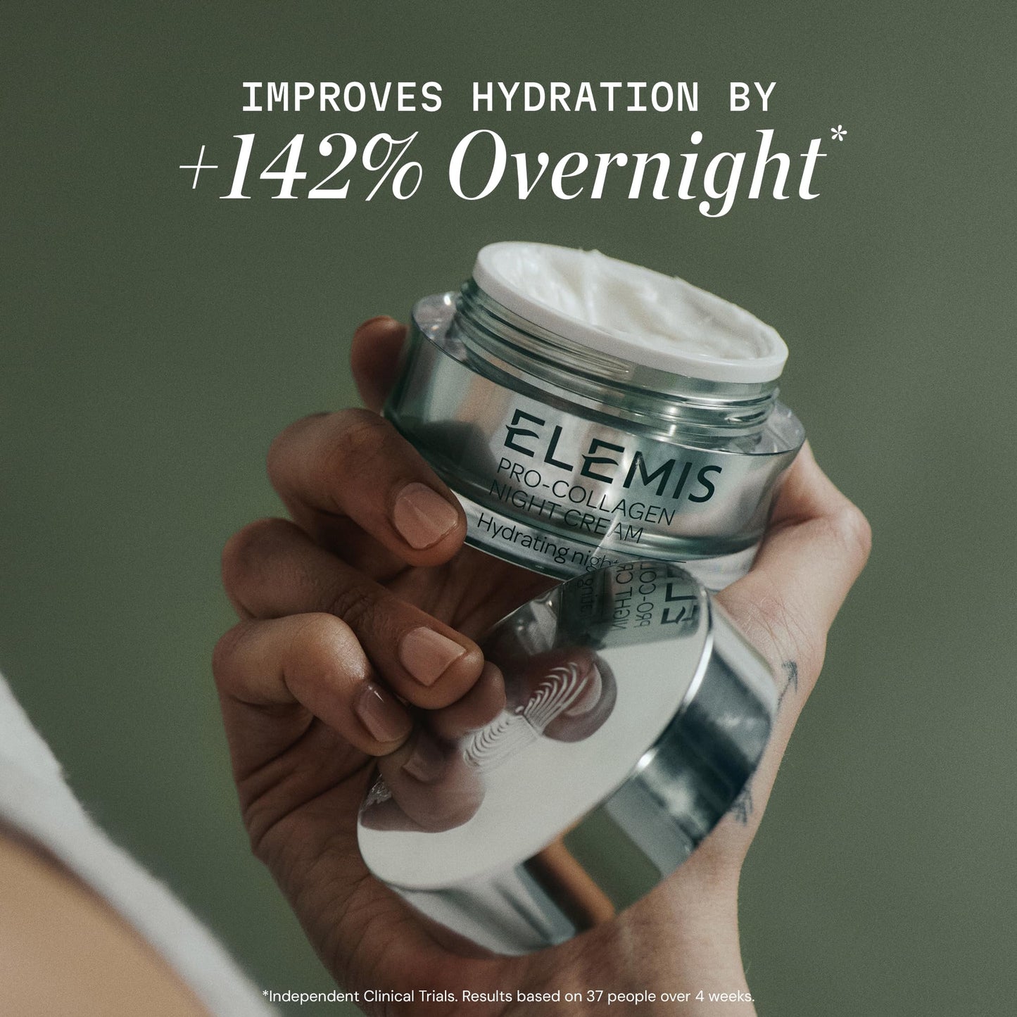 ELEMIS Pro-Collagen Night Cream - Overnight Anti-Aging Moisturizer - Hydrating and Firming Formula for Fine Lines and Wrinkles - 50ml