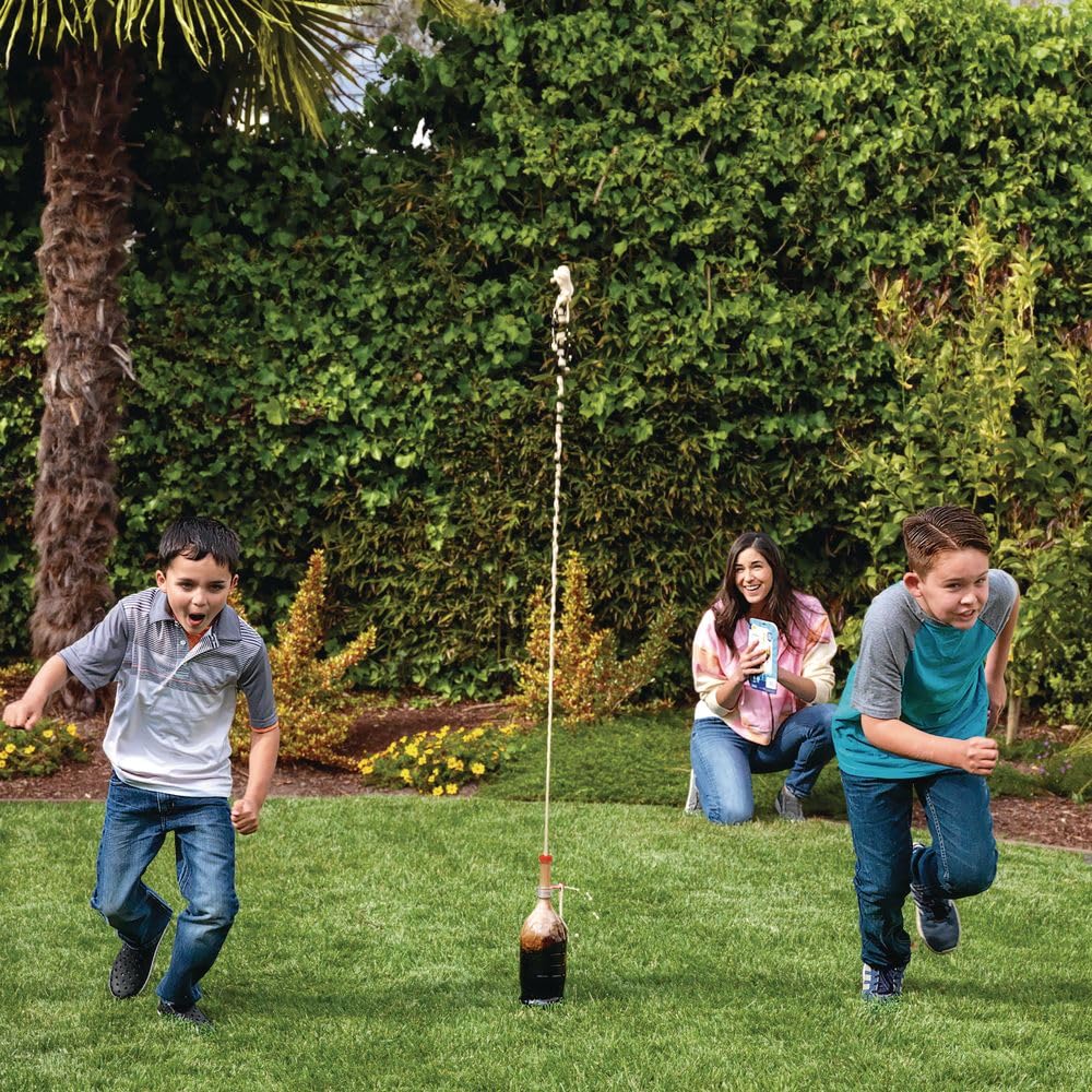 Steve Spangler Science Extreme Geyser Tube Kit for Kids – Mentos & Soda Experiment with Tube, Candy & Spray Caps – STEM Fun