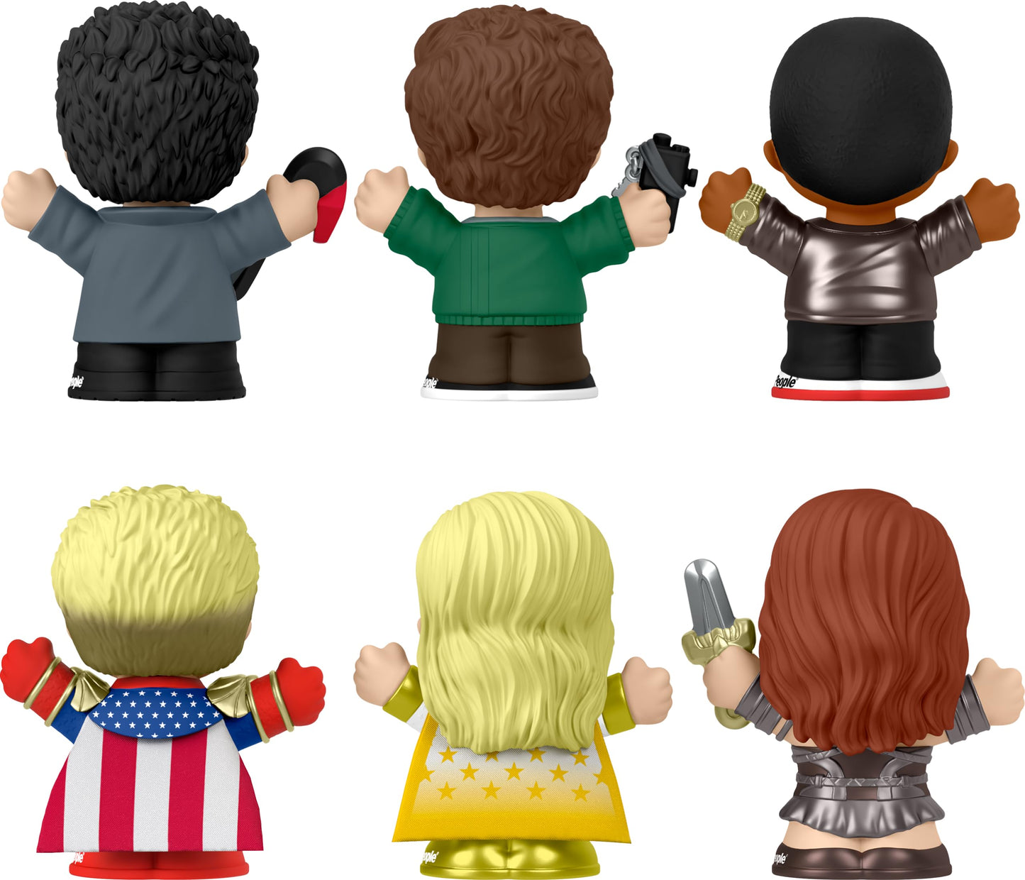 Little People Collector The Boys Special Edition Set with Character Figures in a Display Box for Adults & Fans, 6 Figures