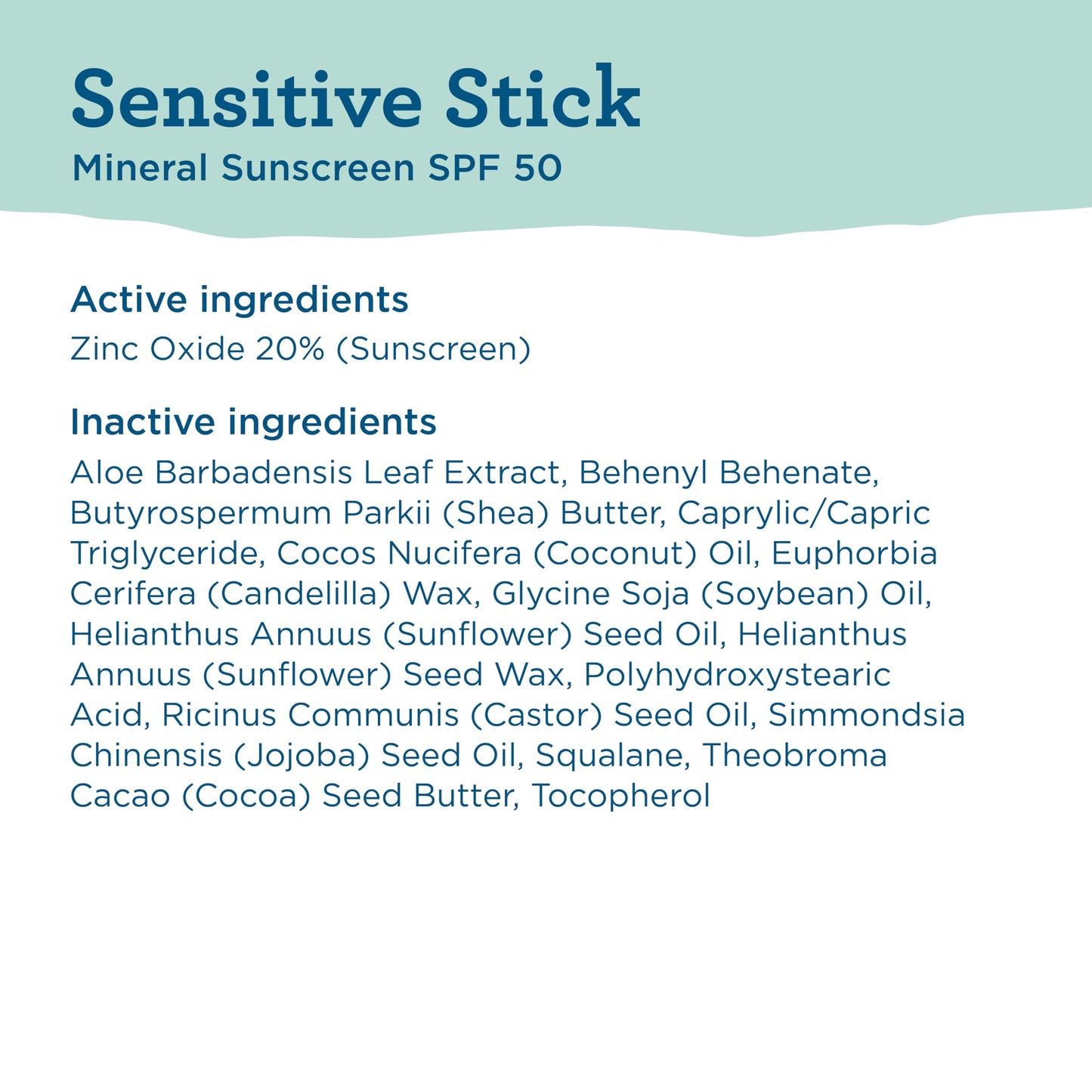 BLUE LIZARD Sensitive Mineral Sunscreen Stick with Zinc Oxide, SPF 50+, Water Resistant, UVA UVB Protection Easy to Apply, Fragrance Free, 0.5 Oz