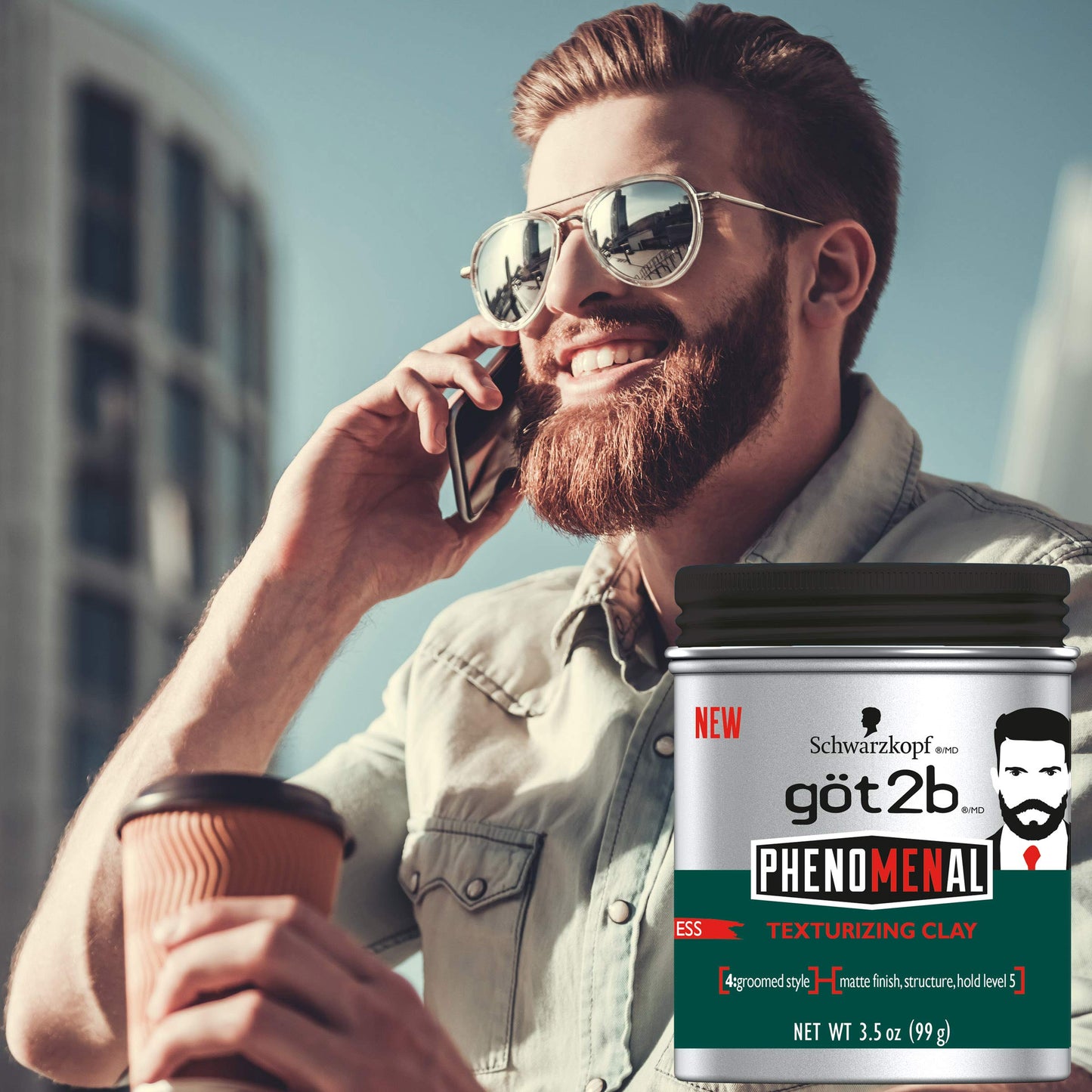 Got2B Phenomenal Texturizing Clay 3.5 Ounce