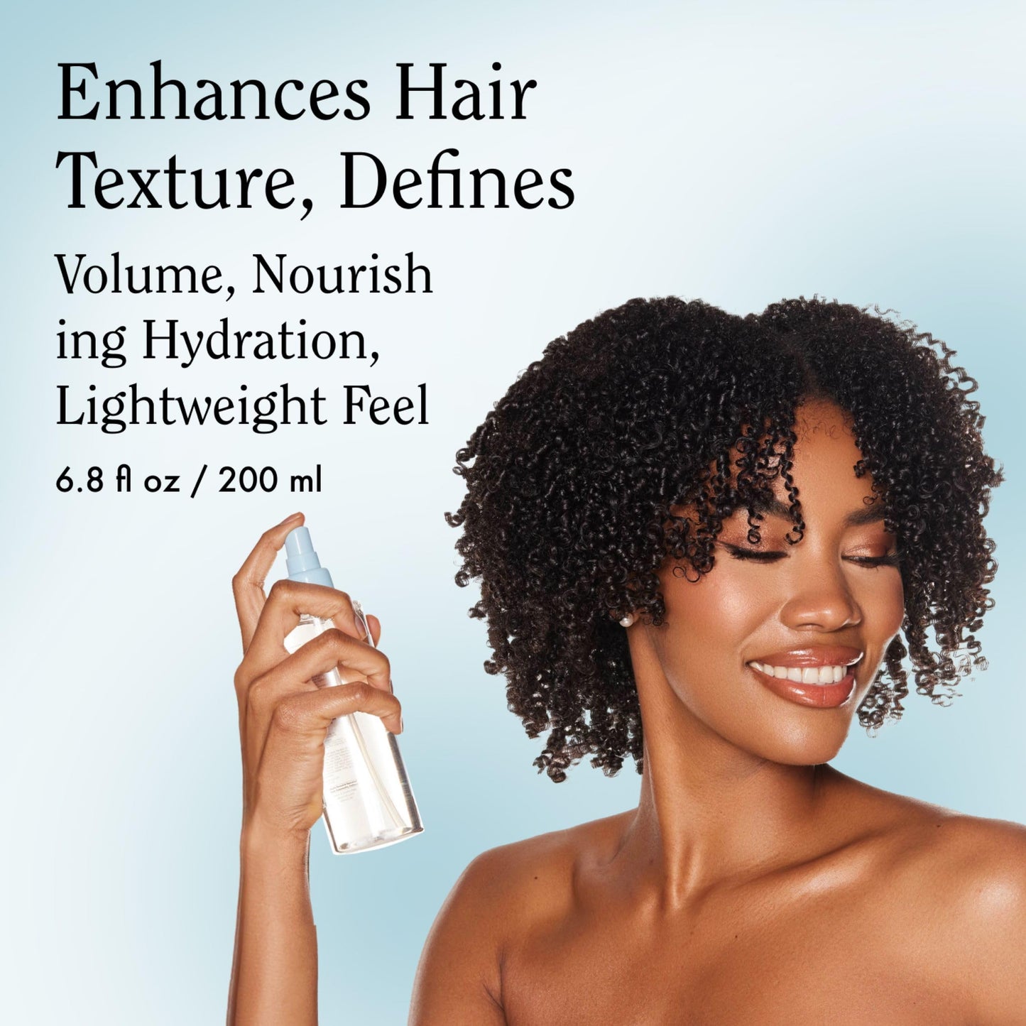 Rizos Curls Beach Waves Texturizing Salt Spray 6.8 oz | Adds Texture & Volume | Defines & Nourishes with Blue Agave, Red Algae & Cactus