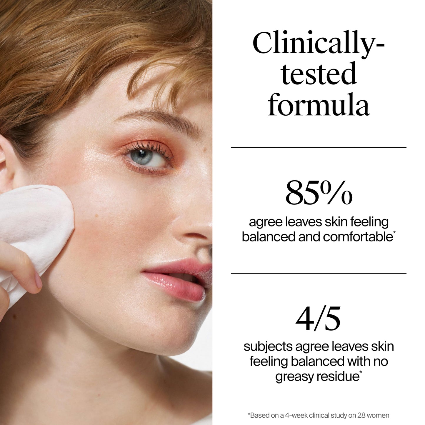 Neutrogena Day & Night Facial Cleansing Wipes, Makeup Remover & Calming Towelettes, 100% Plant-Based, 3 Packs of 25