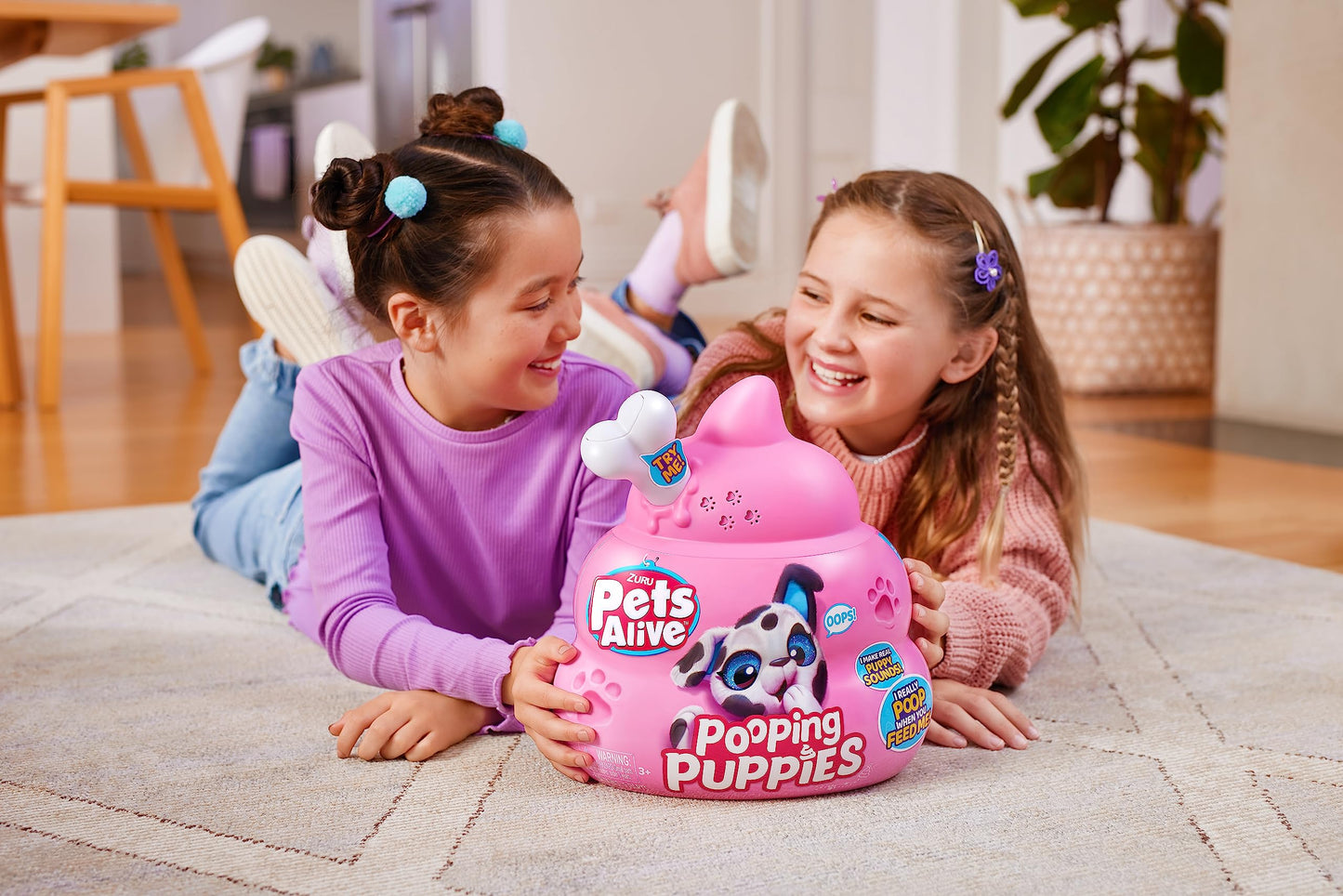 Pets Alive Pooping Puppies Husky by ZURU – Ultra Soft Interactive Plush Puppy Toy for Kids, Fun Surprise Electronic Pet