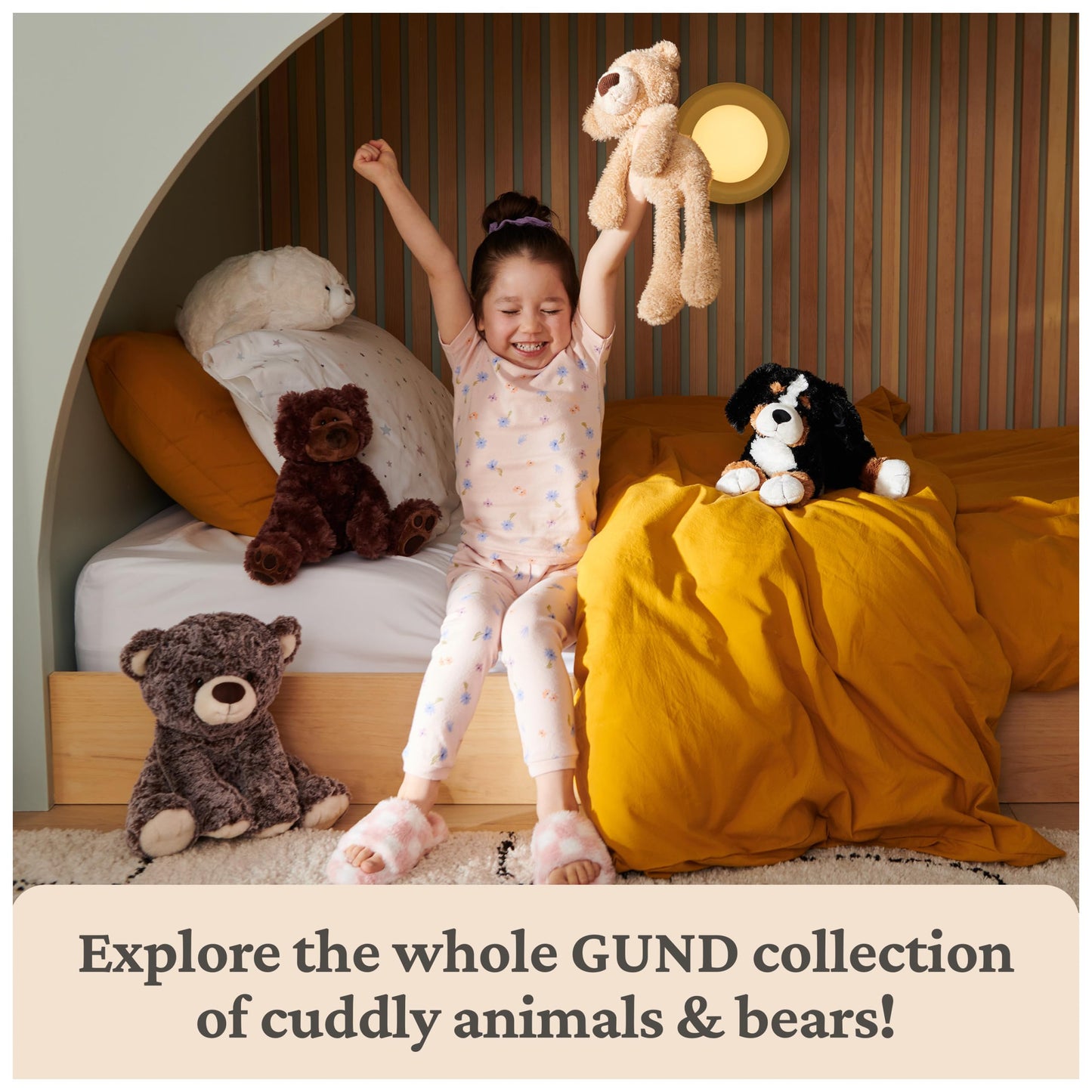 GUND Cozys Collection Cow, Stuffed Animal for Ages 1 and Up, Spring Decor Plush Toy, Cream/Blue, 10”