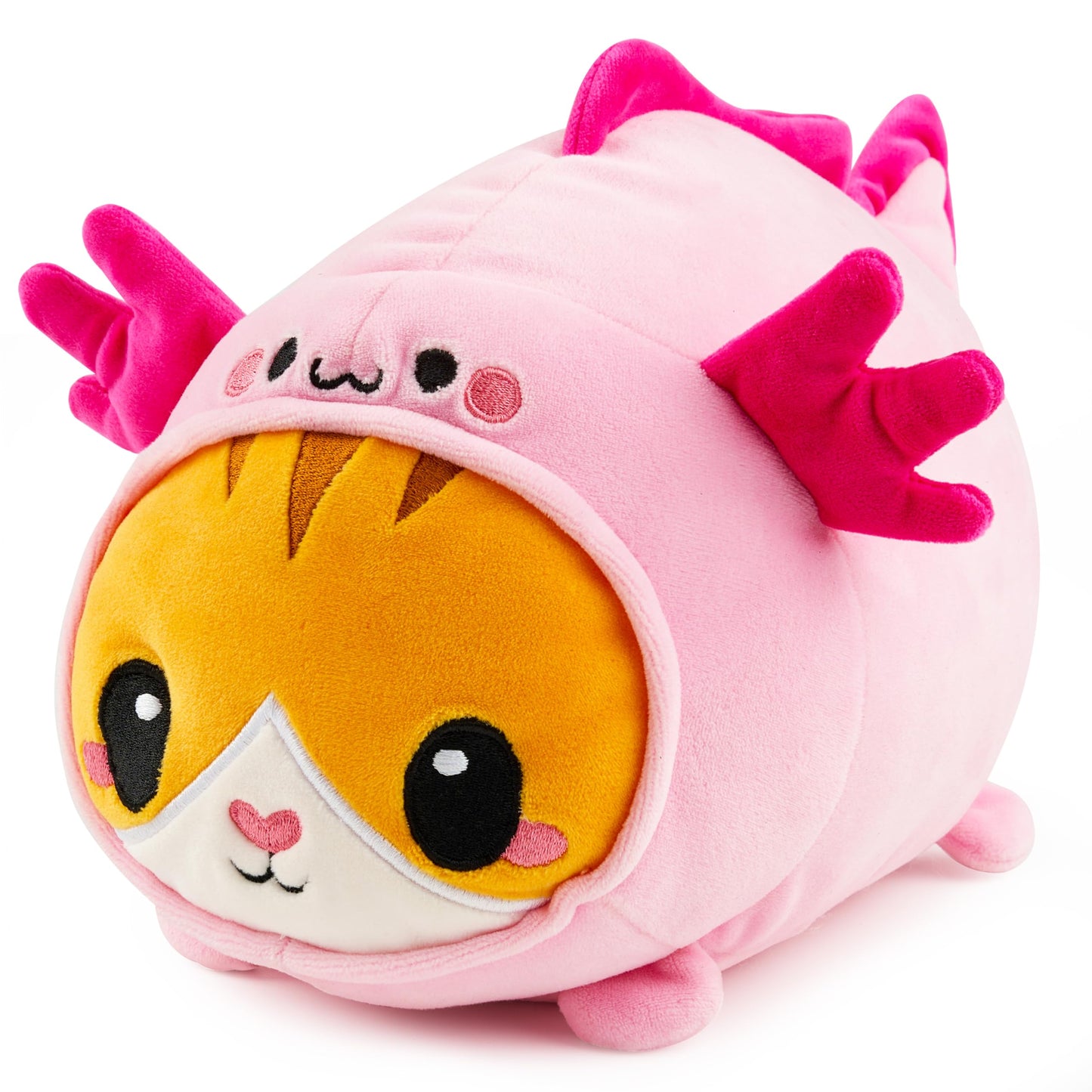 JOYIN 11" Axolotl Plush Toy – Cute Kawaii Cat Plushie, Soft Stuffed Animal Pillow for Kids & Adults, Birthday & Christmas Gift