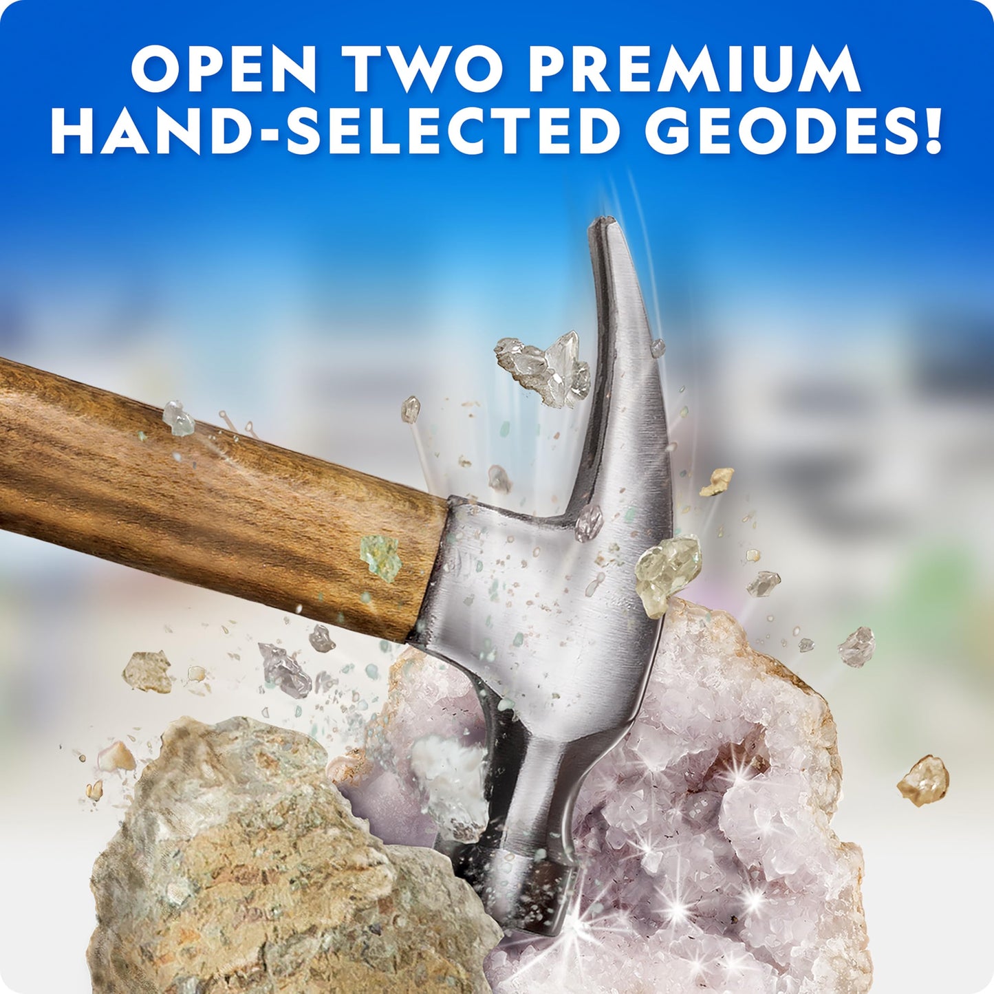 National Geographic 300+ Piece Rock & Crystal Collection for Kids – Geodes, Minerals, Gemstones Science Kit, Educational Geology Gift