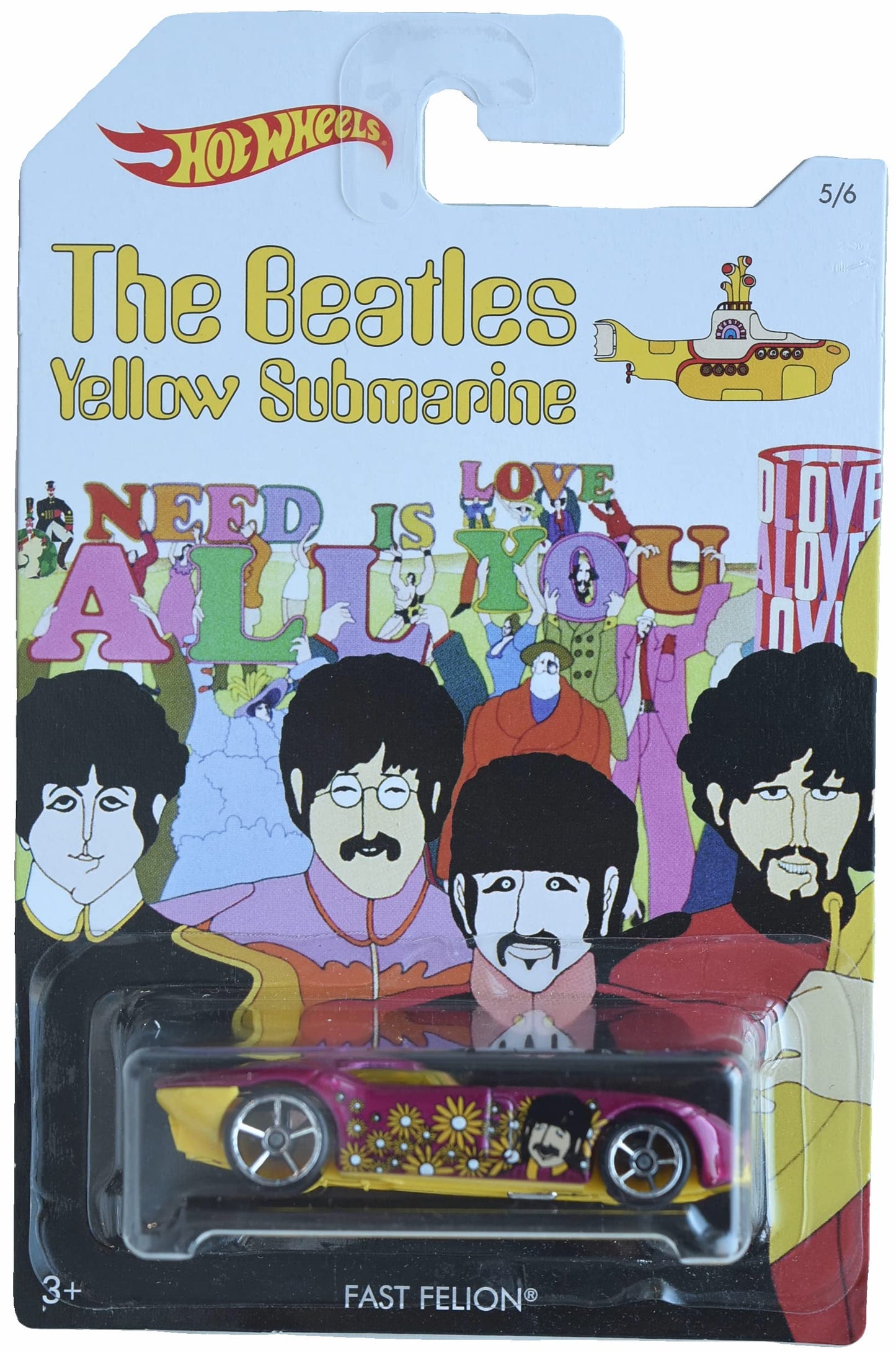 Hot Wheels Fast Felion, The Beatles Yellow Submarine 5/6