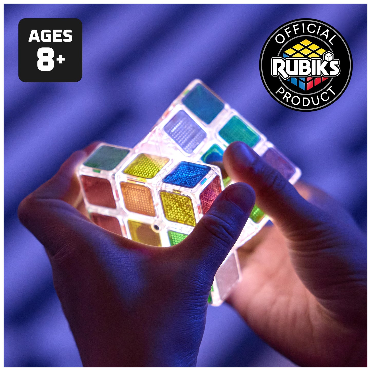 Rubik’s Pulse Cube – Light-Up Brain Teaser Puzzle, Speed Challenge Game for Kids, Teens & Adults Ages 8+, Fun Fidget & Problem-Solving Toy