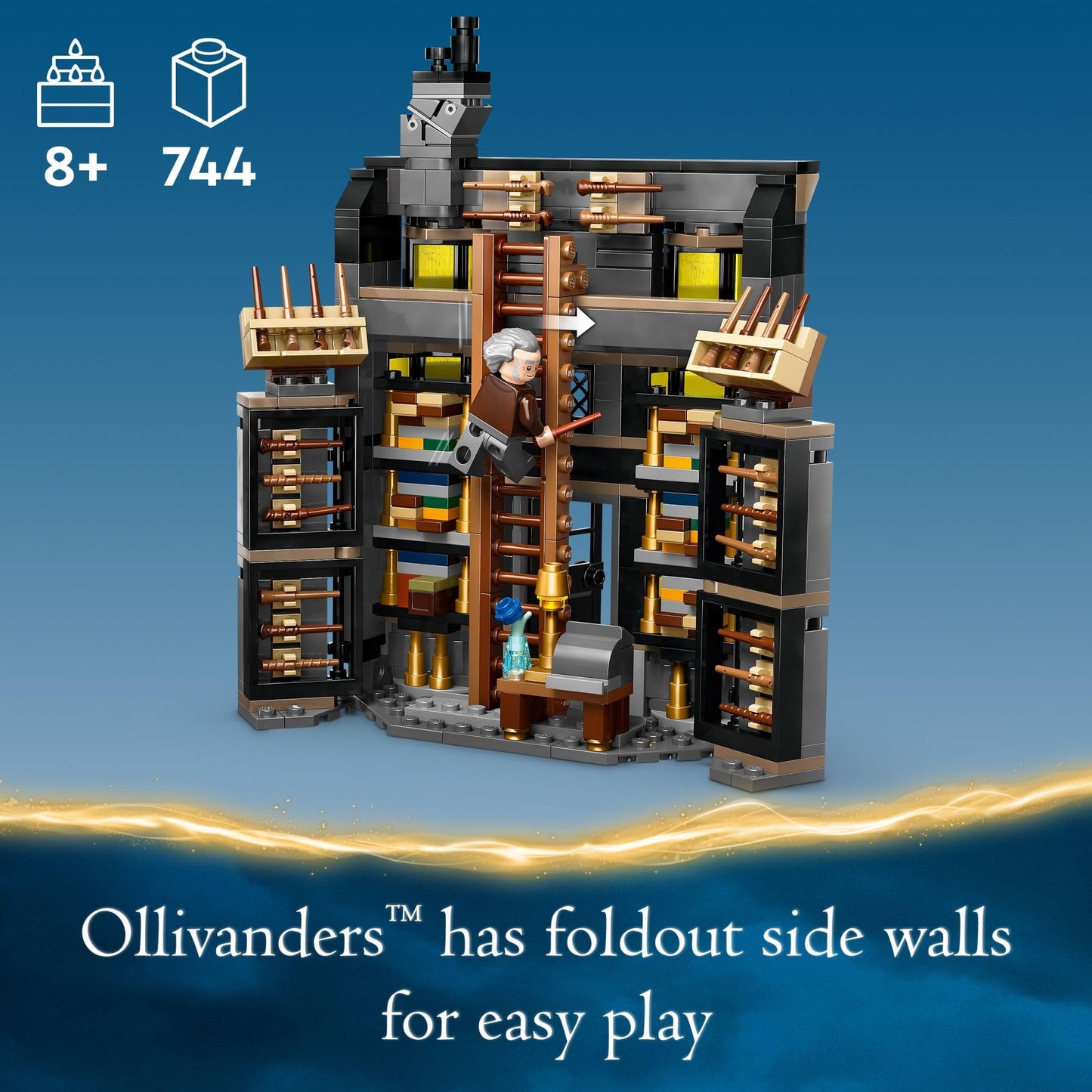 LEGO Harry Potter Ollivanders & Madam Malkin's Robes Building Toys - Harry Potter Toys for Kids, Boys & Girls, Age 8+ - Birthday Gift - 76439