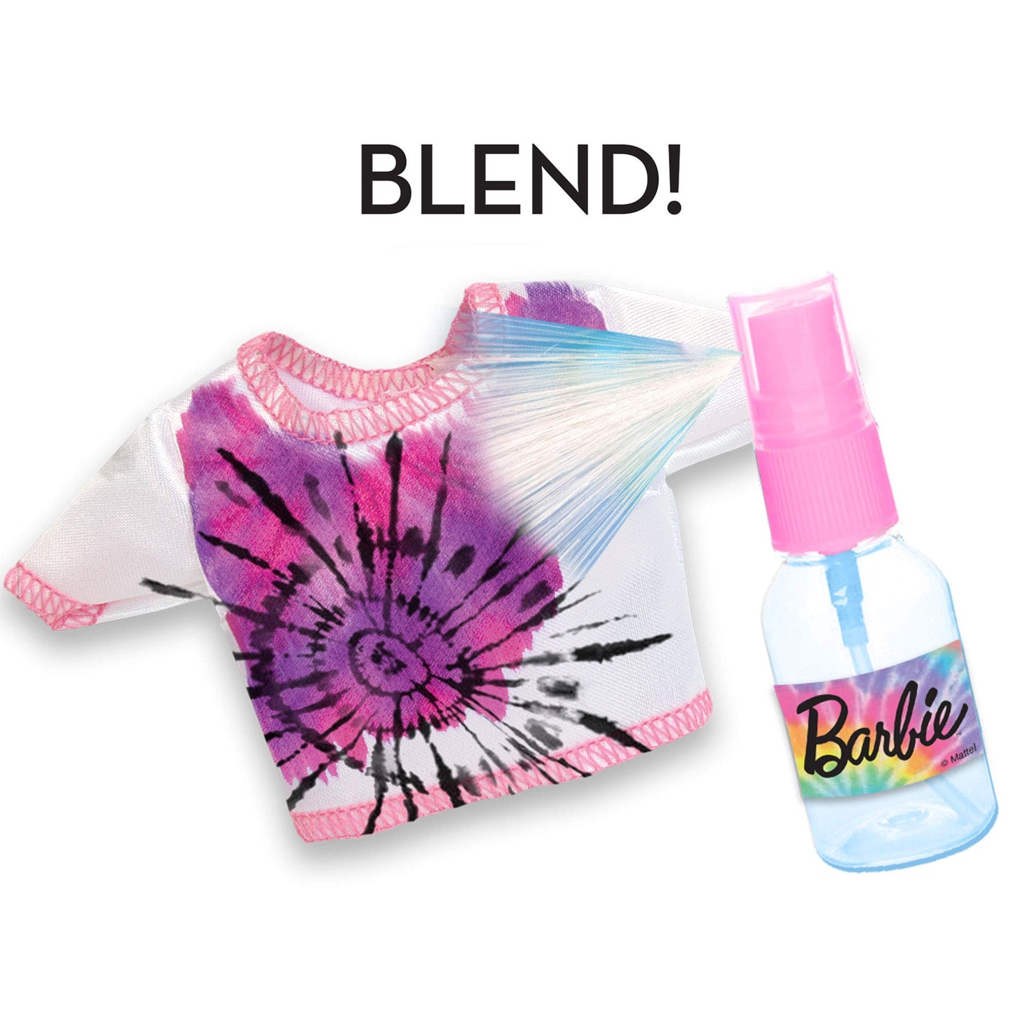 Barbie Tie-Dye Fashion Designer Kit – DIY Dress Design Set with Markers, Stickers & Tools, Craft Real Barbie Outfits for Girls 6+