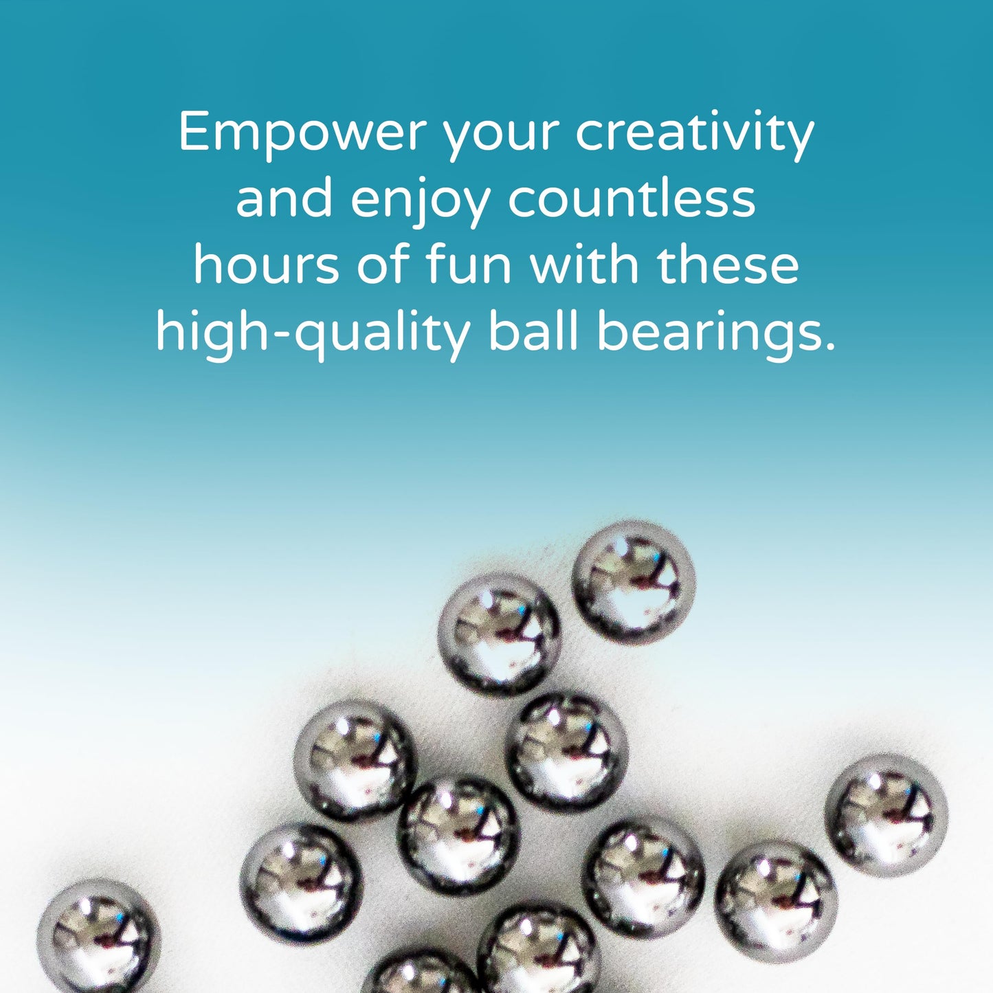 Four Brothers 1/2" Replacement Chromium Steel Balls for GraviTrax and Gravity Maze STEM Marble Run and Games (10 Pack)