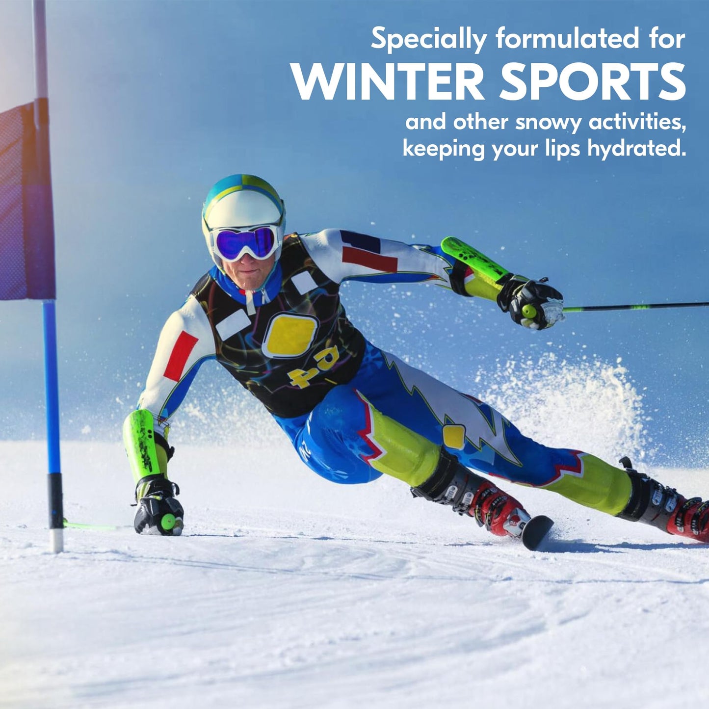 NO-OX Sunscreen Lip Balm | SPF 44 | Vegan, Untinted, Vanilla Flavor | Vitamin E | Broad Spectrum Sunscreen for Lips | 3 Pack