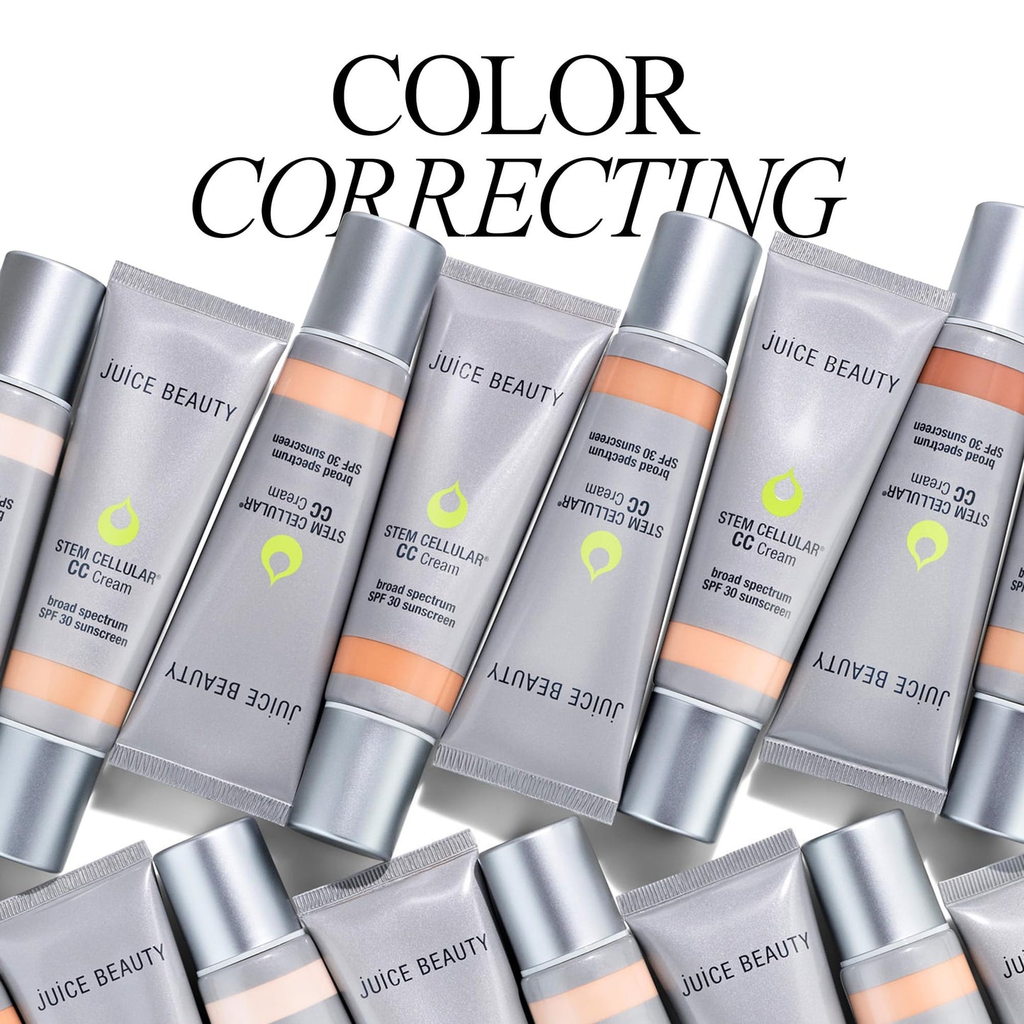 Juice Beauty Stem Cellular CC Cream SPF 30 - Island Glow - 50 mL - Provides Light Glowing Coverage - Vegan, Cruelty Free