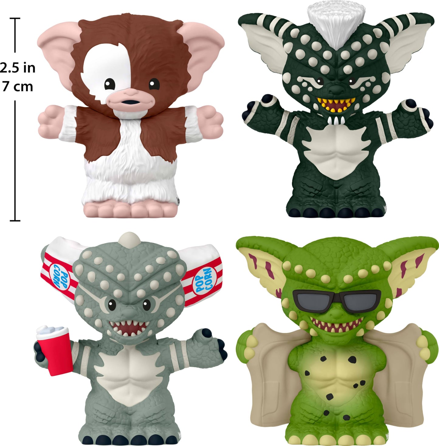 Little People Collector Gremlins Movie Special Edition Set in Display Box for Adults and Fans, 4 Figures