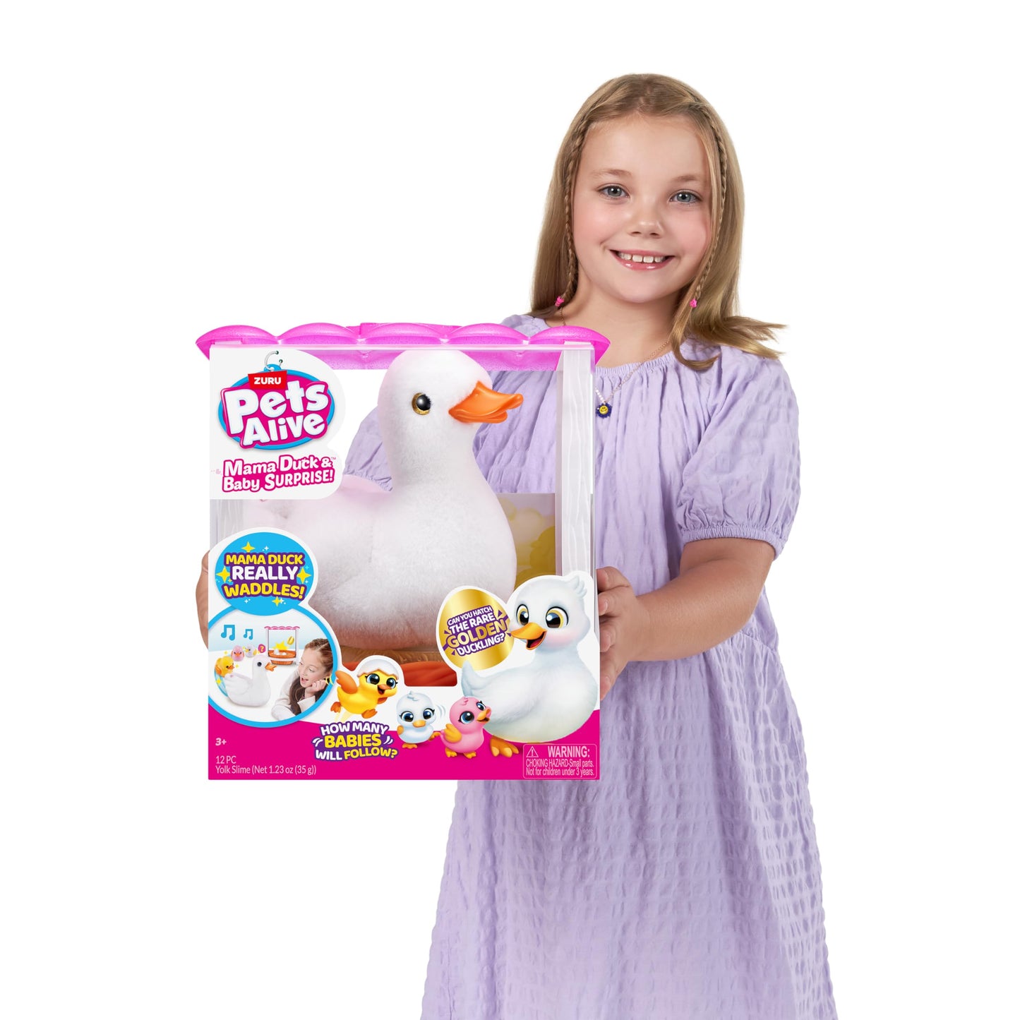 Pets Alive Mama & Baby Surprise, Mama Duck, Electronic Pet Toy