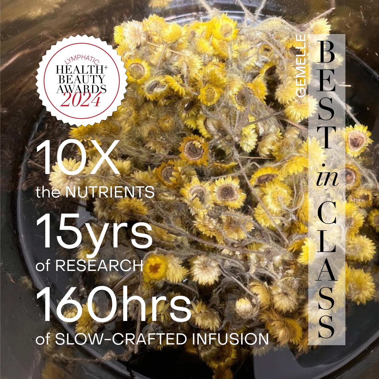 GEMELLE Lymphatic Gua Sha Face Oil – Detox, Hydrate & Plump with Rosehip, Centella & Natural Ingredients | Organic Clean Beauty 15ml