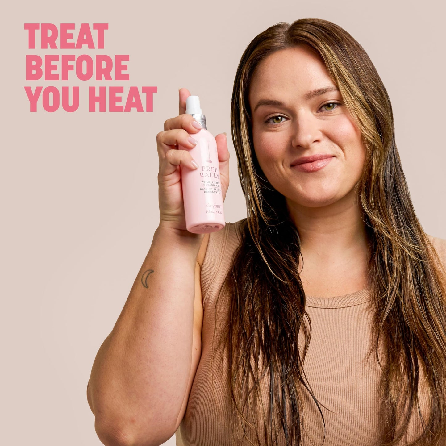 Drybar Prep Rally Prime & Prep Detangler Noir Scent – Full Size | Nourishes, Protects & Detangles Hair | Soft, Manageable, Cruelty-Free Formula