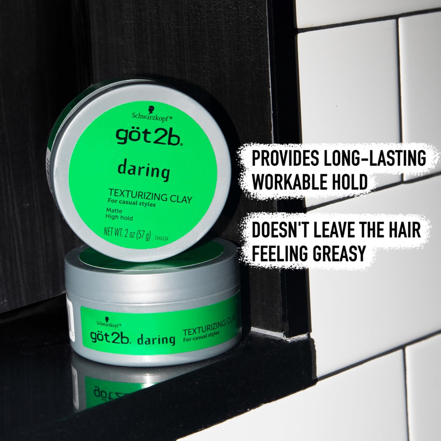 Schwarzkopf Got 2B Daring Texturizing Clay 2 Ounce