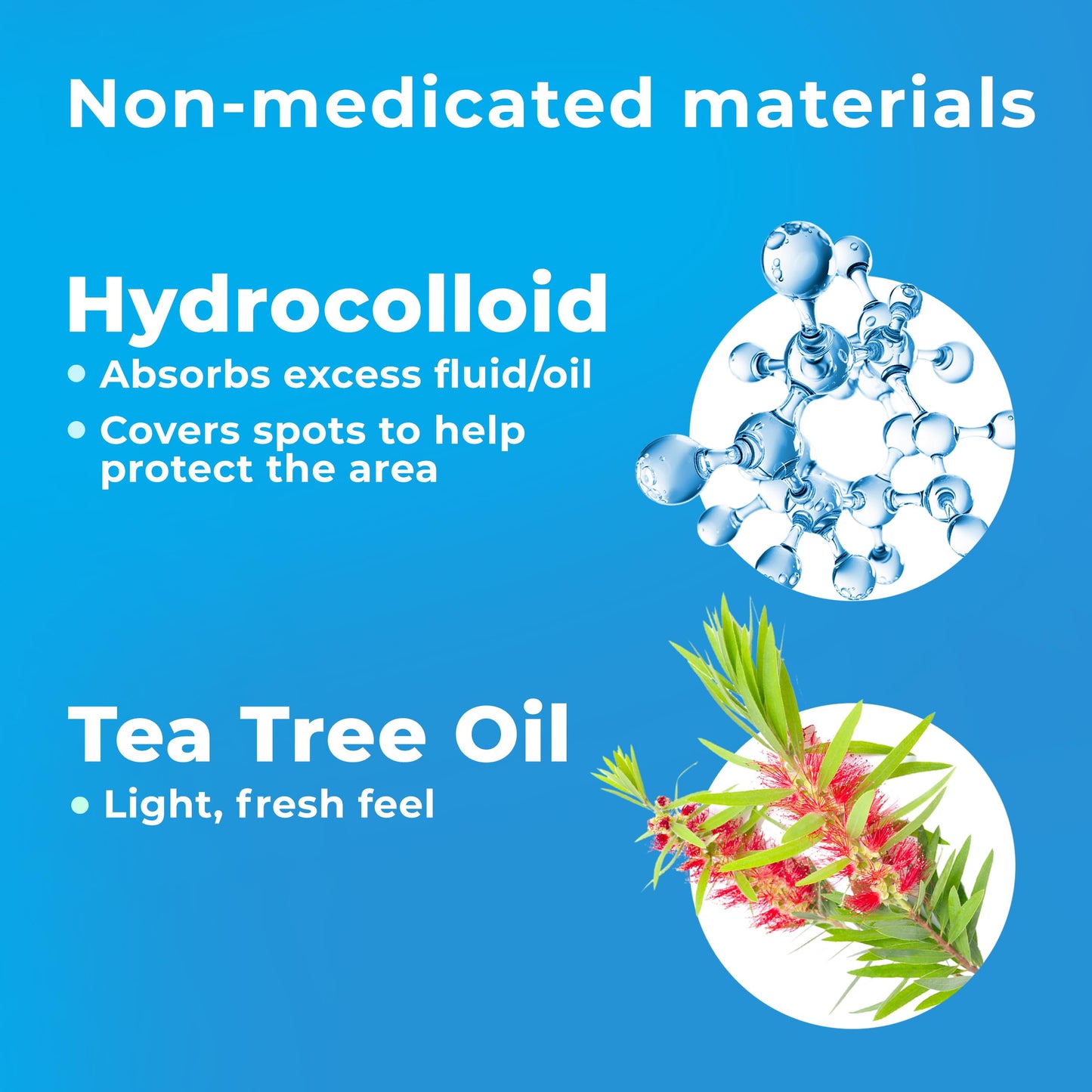 PatchRx Hydrocolloid Pimple Patches for Face (120) with Tea Tree Oil – Acne Dots & Zit Stickers for Clear Skin