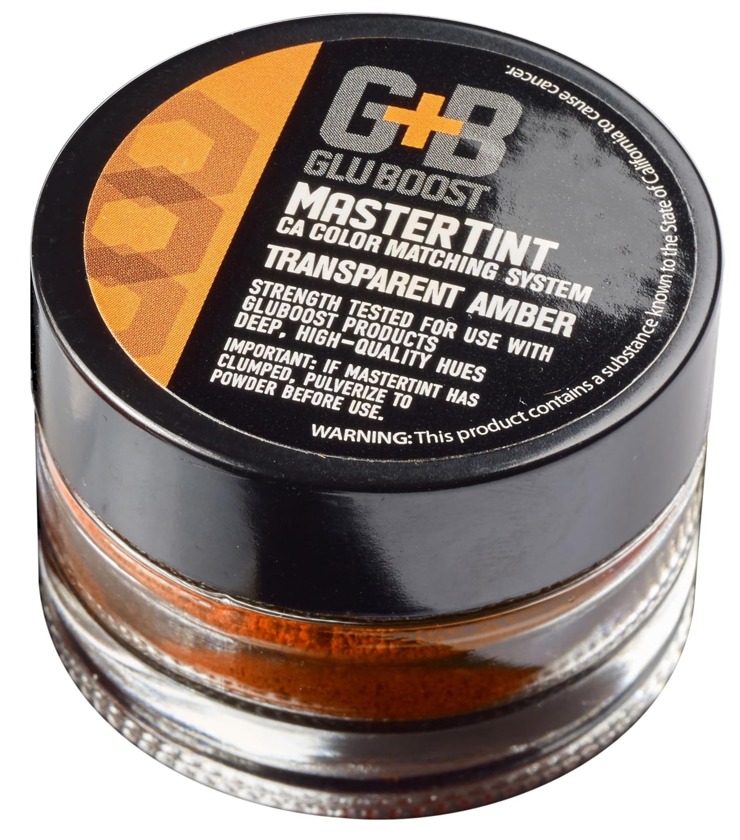 GluBoost MasterTint Jar - Amber | Long-Lasting Color Additive for Perfect Color Matching | Works with MasterGlu & Fill n’ Finish Pro | No Solvent Needed