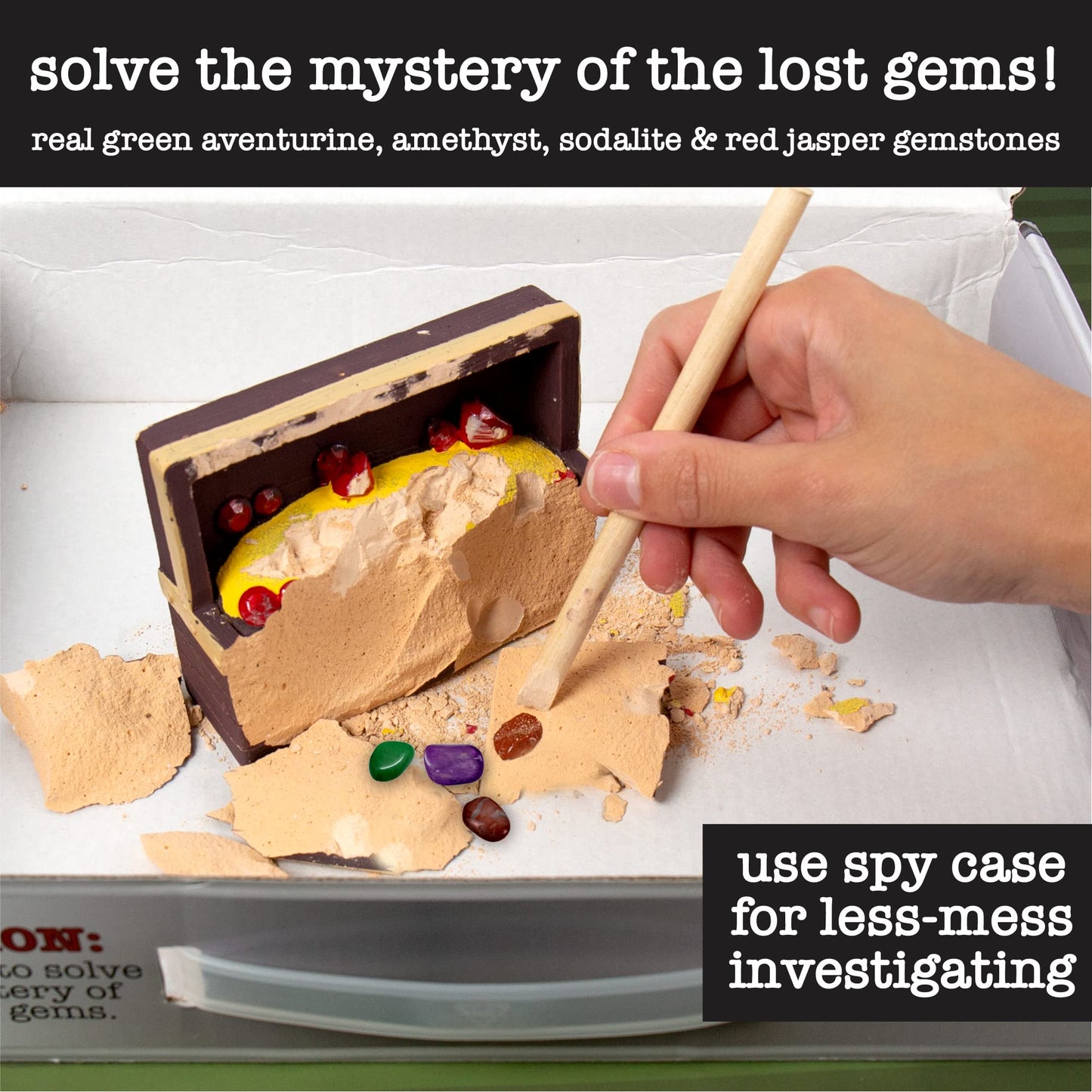 The Young Scientists Club Spy Science Kit – Detective & Crime-Solver Set for Kids, Spy Parties, Science Toy Gift, Ages 8-10