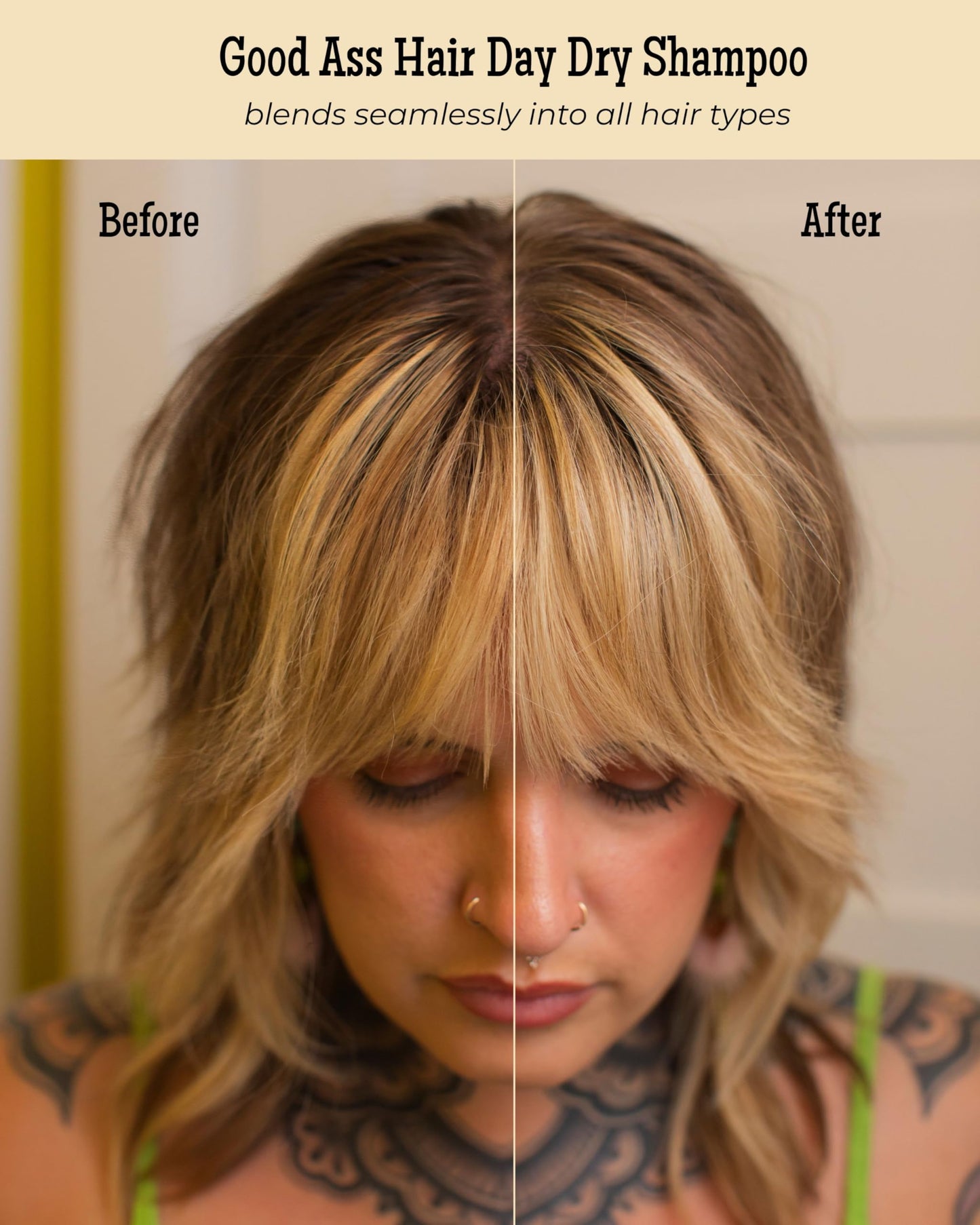 GAHD Dry Shampoo Powder – Non-Aerosol, Talc-Free, All-Natural, Vanilla Scent – Absorbs Oil, Refreshes Hair Between Washes, Handmade in USA