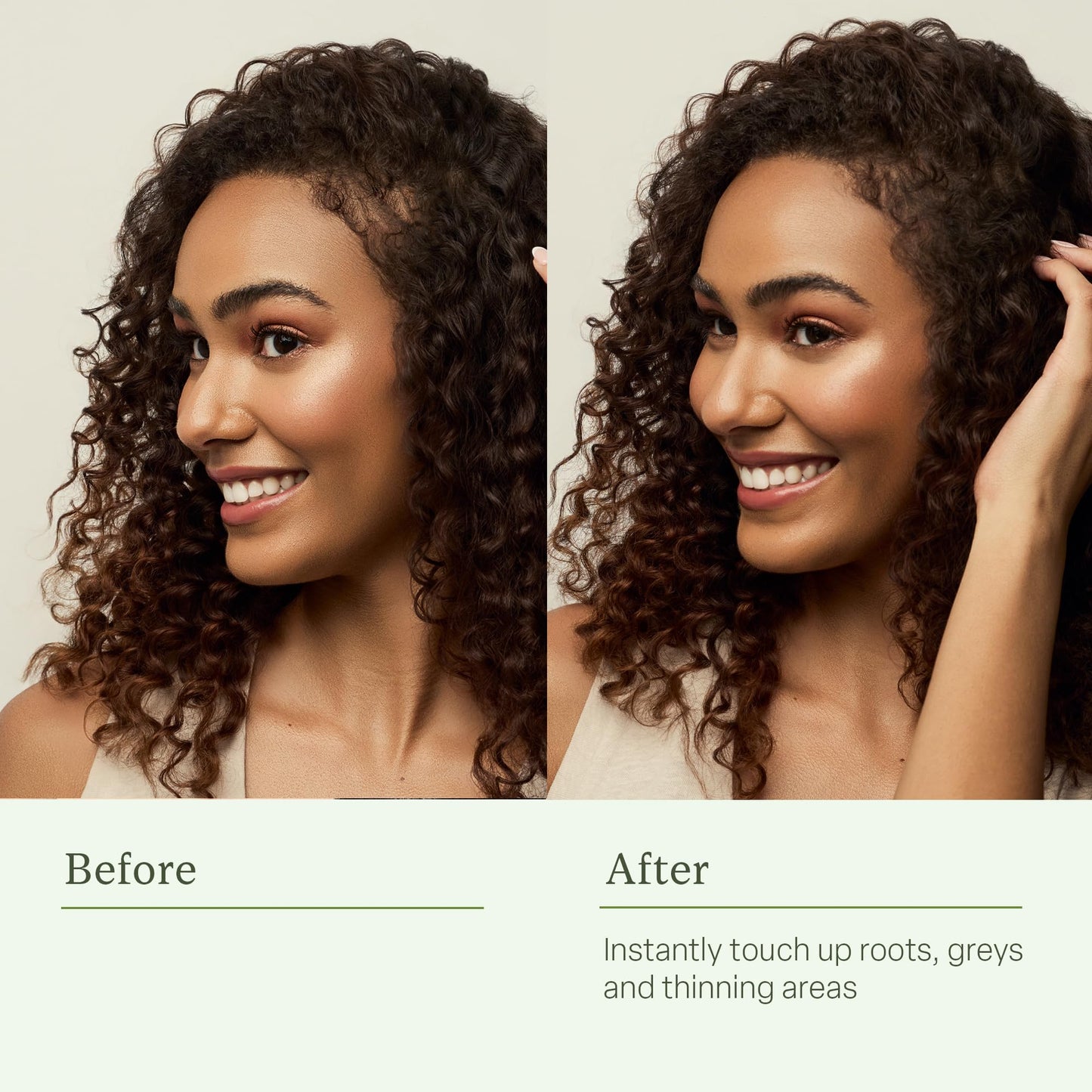 Divi Root Touch Up Powder for Gray Hair Coverage, Dark Brown