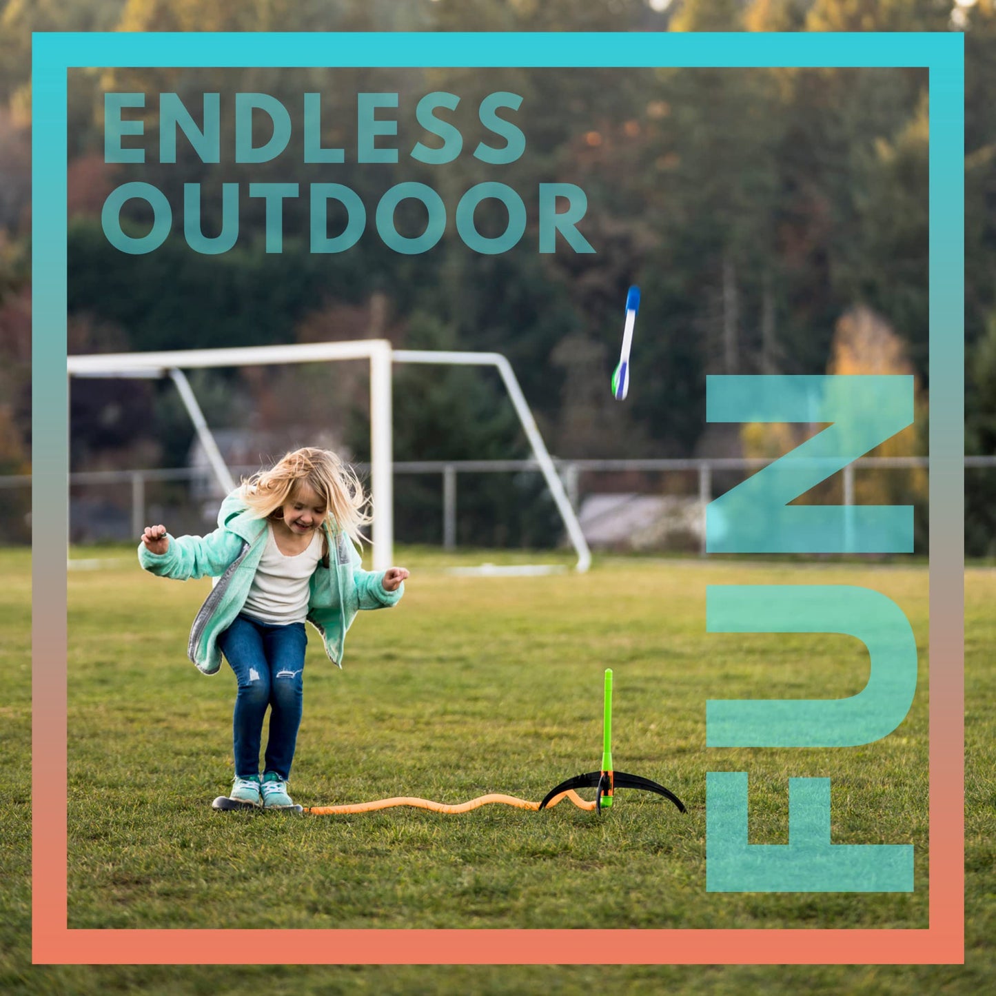 Marky Sparky Blast Pad Rocket Launcher – USA Design, Super Durable Stomp Pad & Rockets, Highest Flying Outdoor Toy for Kids Ages 6+