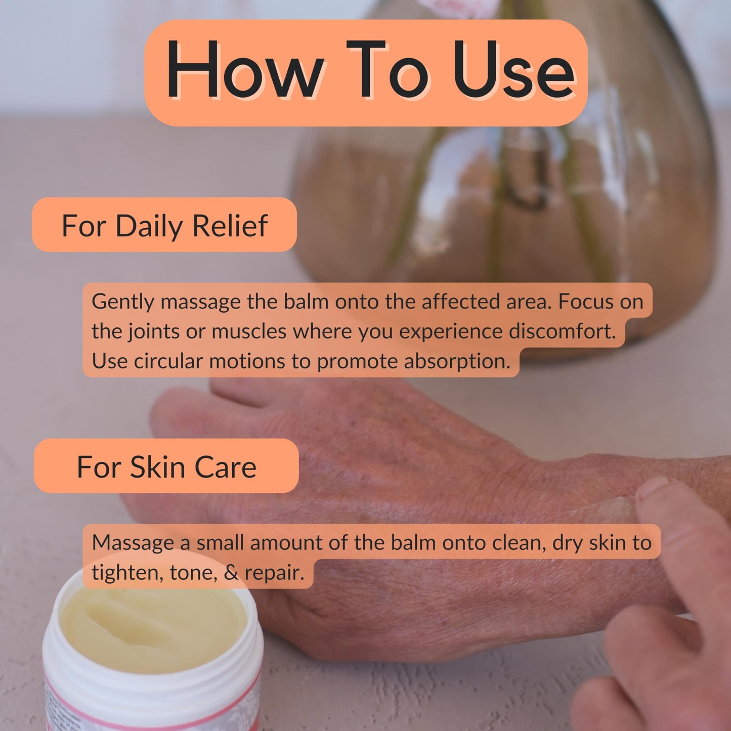 Vitality Extracts Frankincense Balm - 2oz, Boswellia Serrata, Beeswax, Olive Oil, Moisturizer for Dry, Cracked Skin, All Skin Types